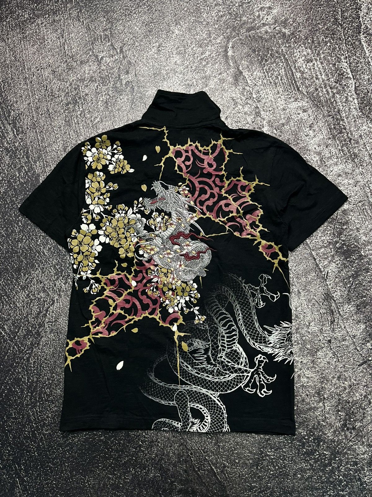 Bullet Noise Bullet Noise Dragon Sukajan Black T-Shirts Size US M / EU 48-50 / 2 - 1 Thumbnail