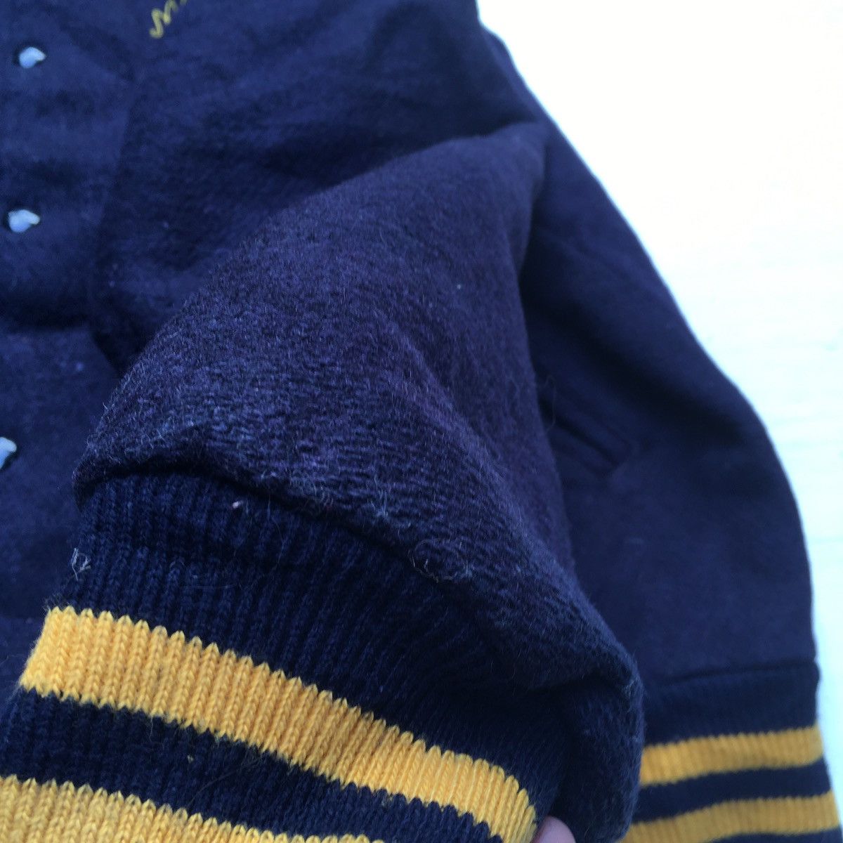 Vintage Vintage Michigan Wool Varsity Jacket Gem Sportswear Size US L / EU 52-54 / 3 - 13 Thumbnail