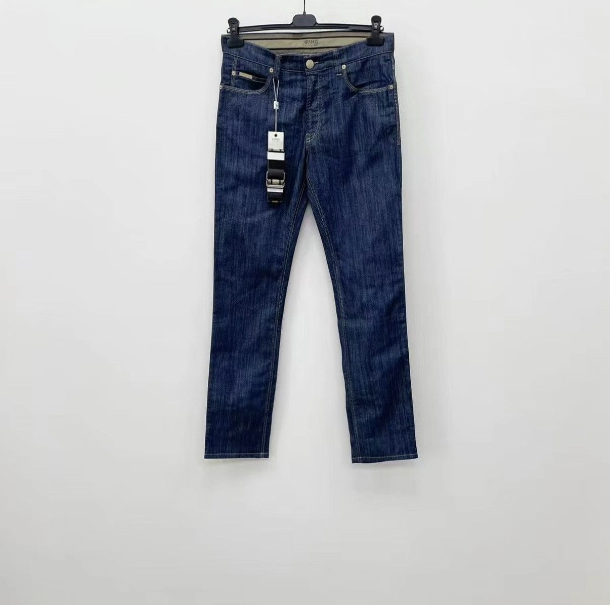 Armani Collezioni ARMANI COLLEZIONI Stretch Jeans with Belt J30 Size US 28 / EU 44 - 1 Thumbnail