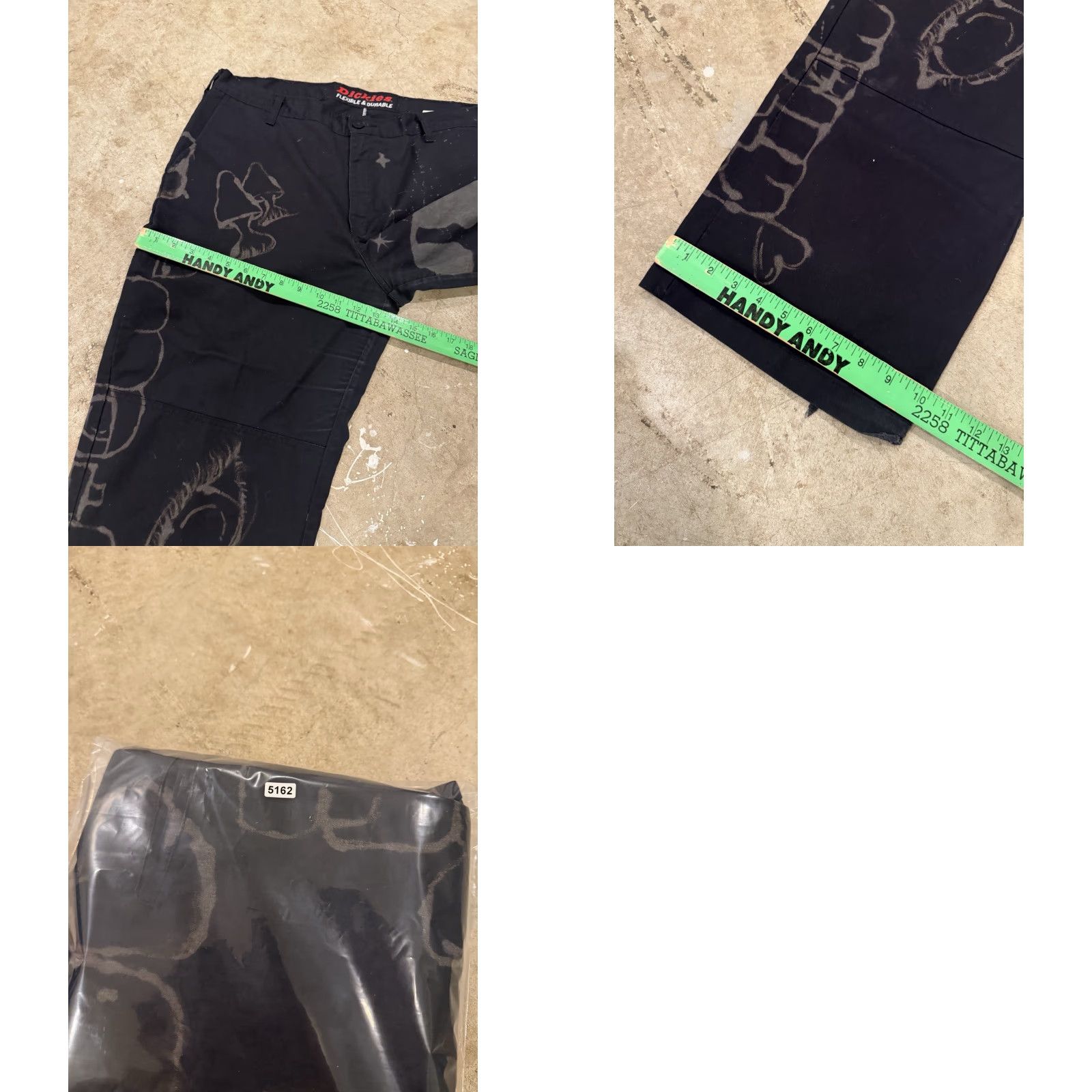 Dickies Dickies Pants Mens 38x30 Black CUSTOMIZED Paint Splatter Size US 38 / EU 54 - 8 Thumbnail