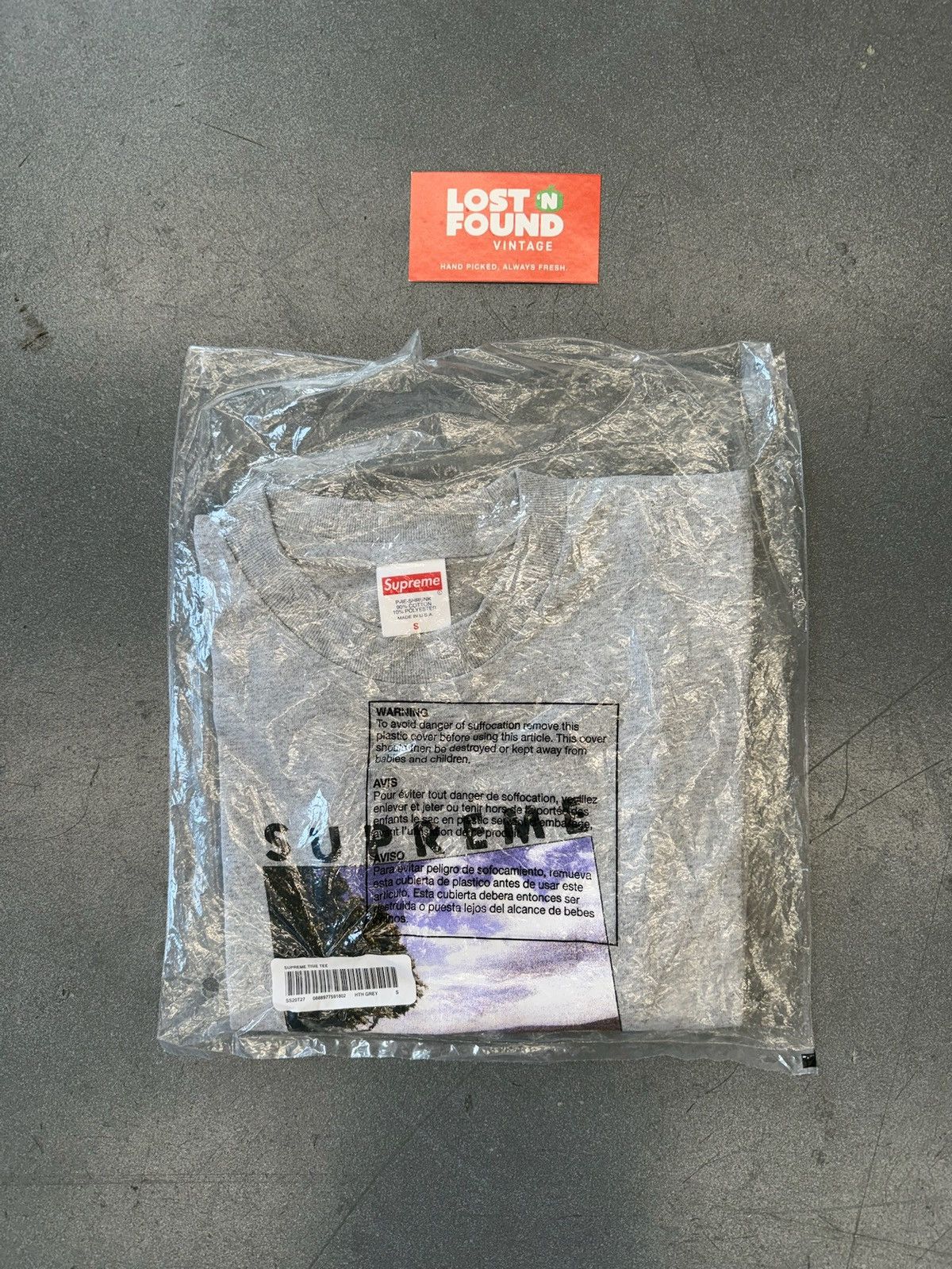 Supreme SS20 Supreme Time Tee Size US S / EU 44-46 / 1 - 1 Thumbnail
