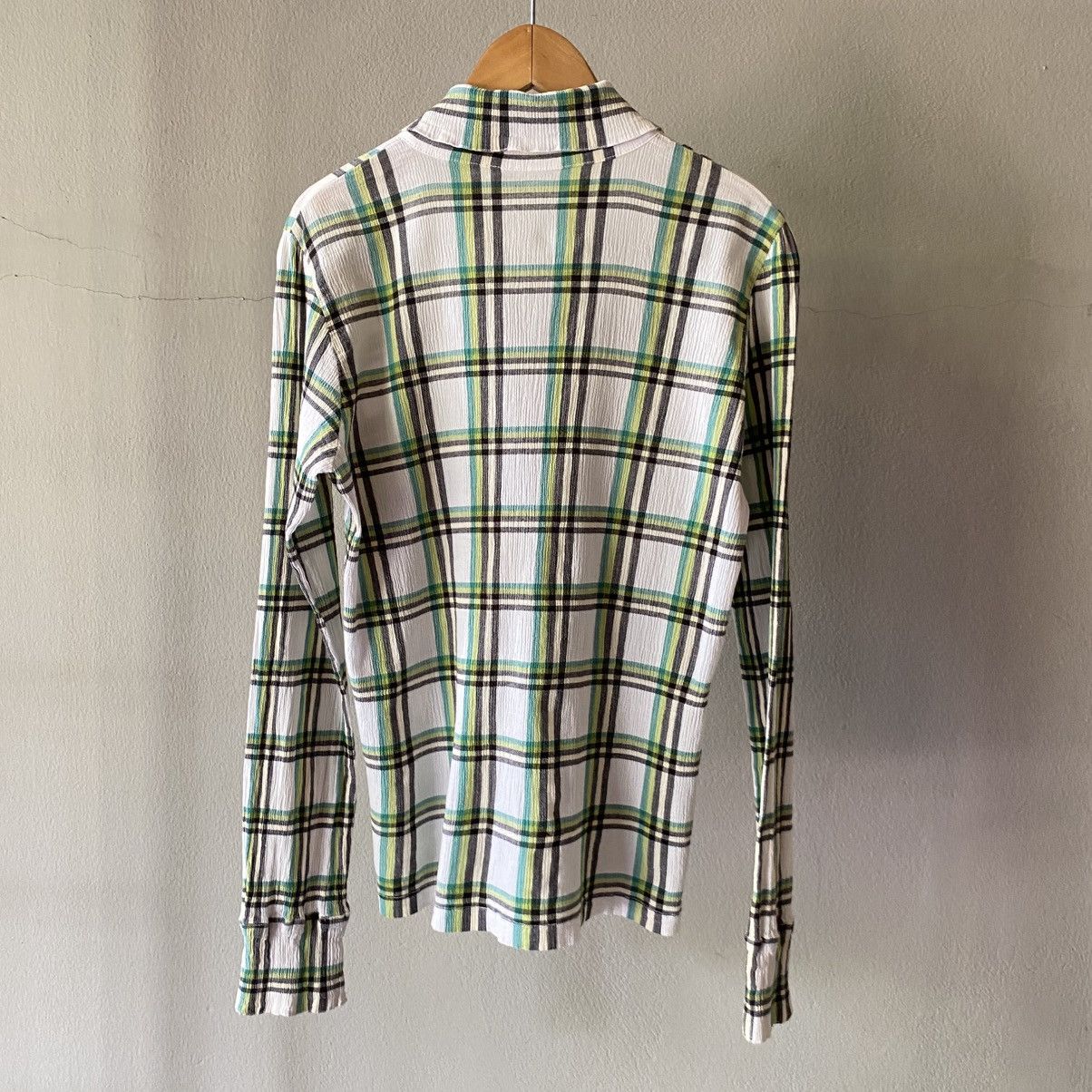 Tsumori Chisato Tsumori Chisato Plaid Long Sleeve Button-Up Shirt Size XS / US 0-2 / IT 36-38 - 8 Thumbnail