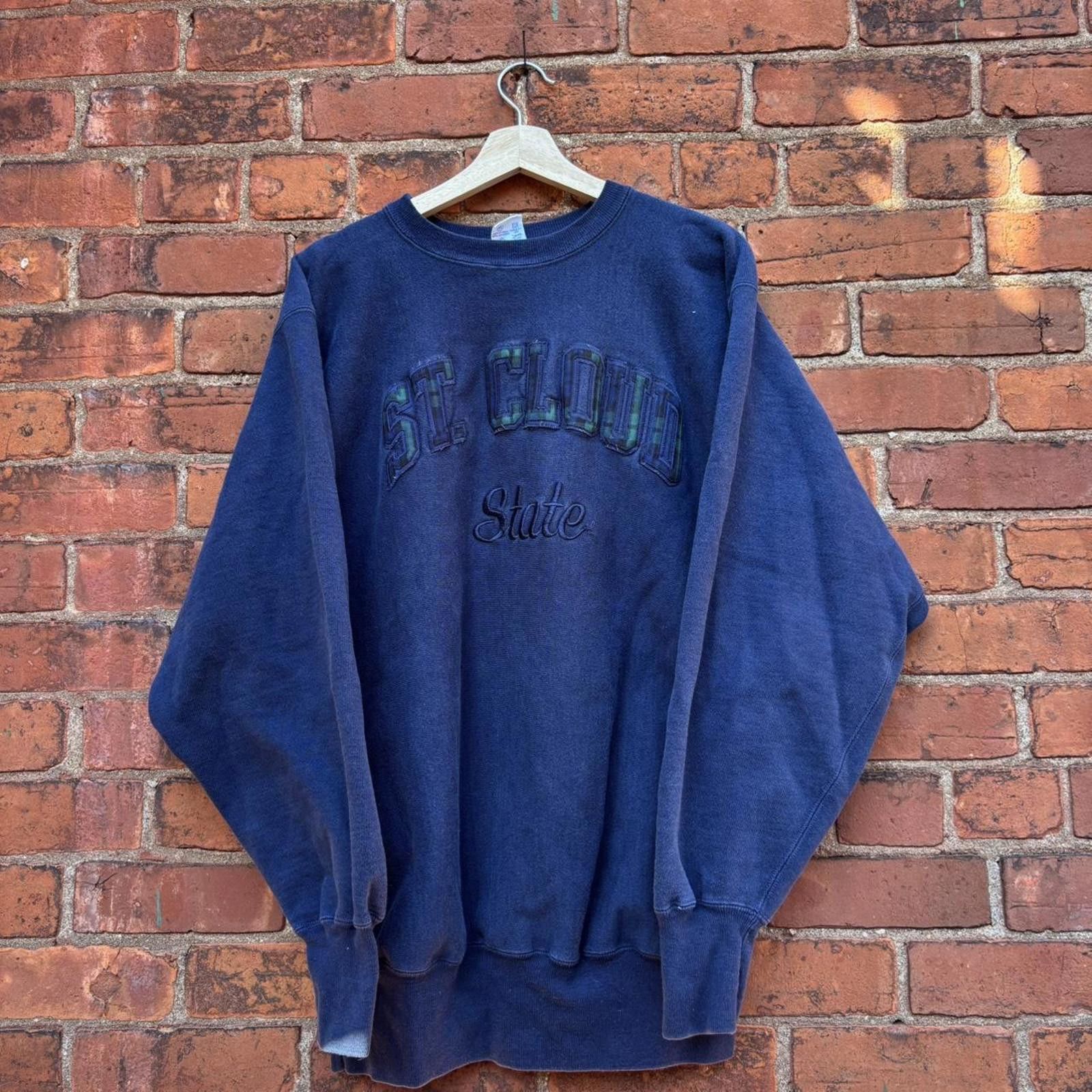 Champion vintage St. Cloud state champion reverse weave sweatshirt Size US XXL / EU 58 / 5 - 1 Thumbnail