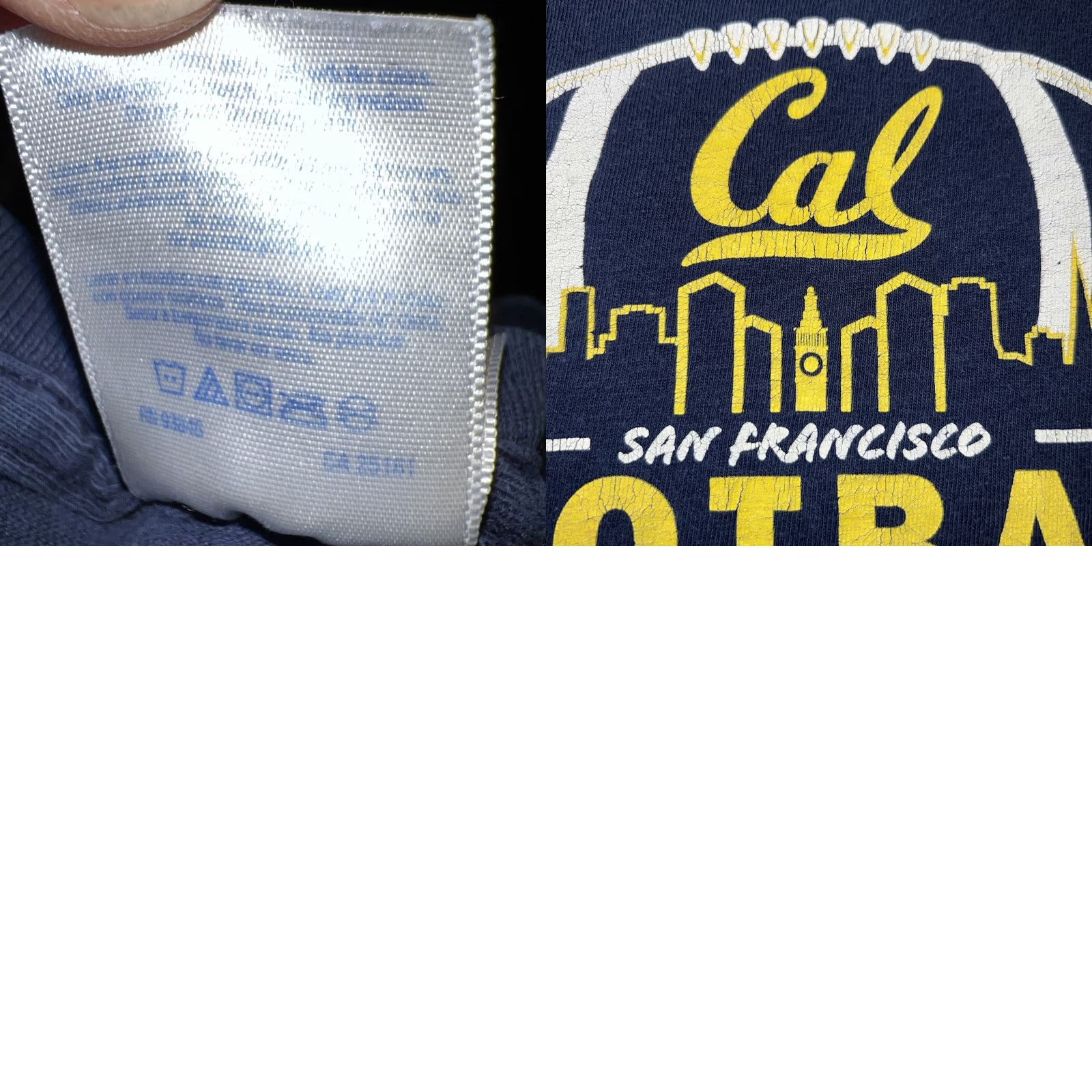 Gildan VINTAGE Cal UC Berkeley Football 2011 Shirt Small Men S Blue Gildan Cotton NCAA Golden Bears Sports Tee Size US S / EU 44-46 / 1 - 8 Thumbnail