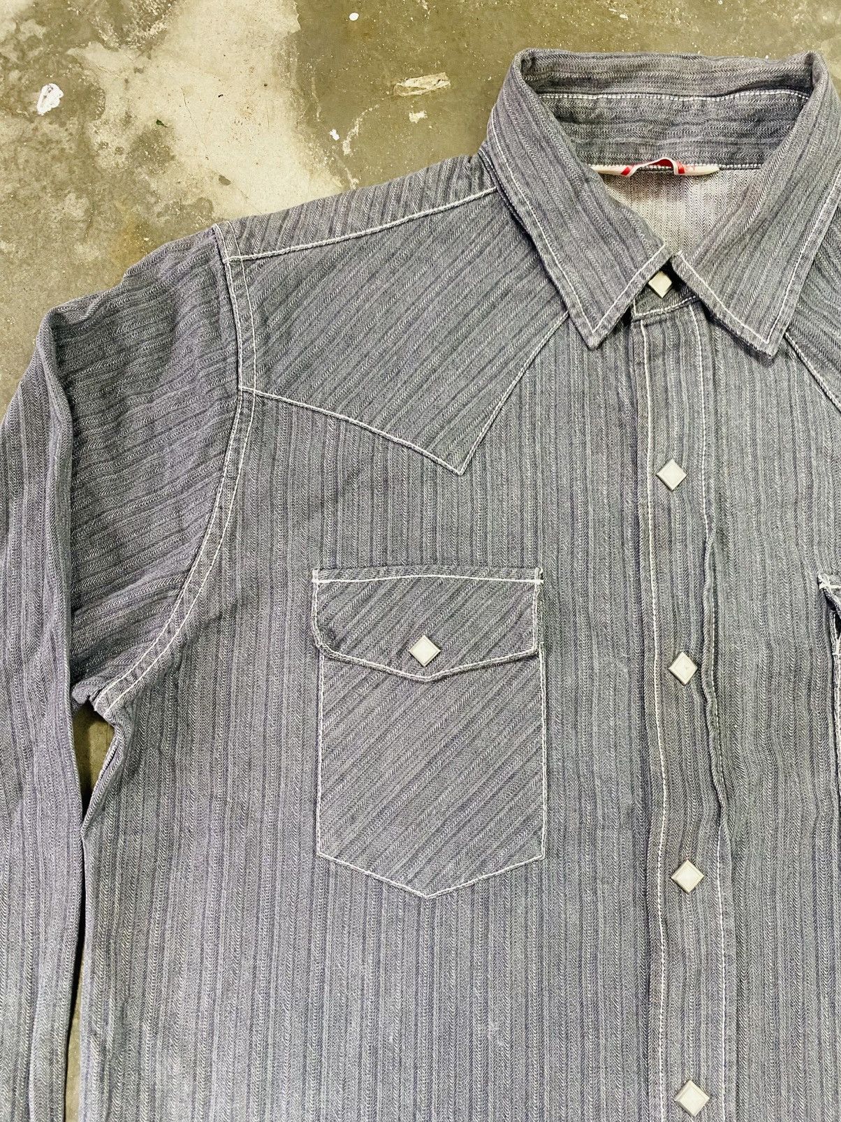 Japanese Brand Rare Lucky Brand Western Casual Button Shirts for Men Size US M / EU 48-50 / 2 - 6 Thumbnail