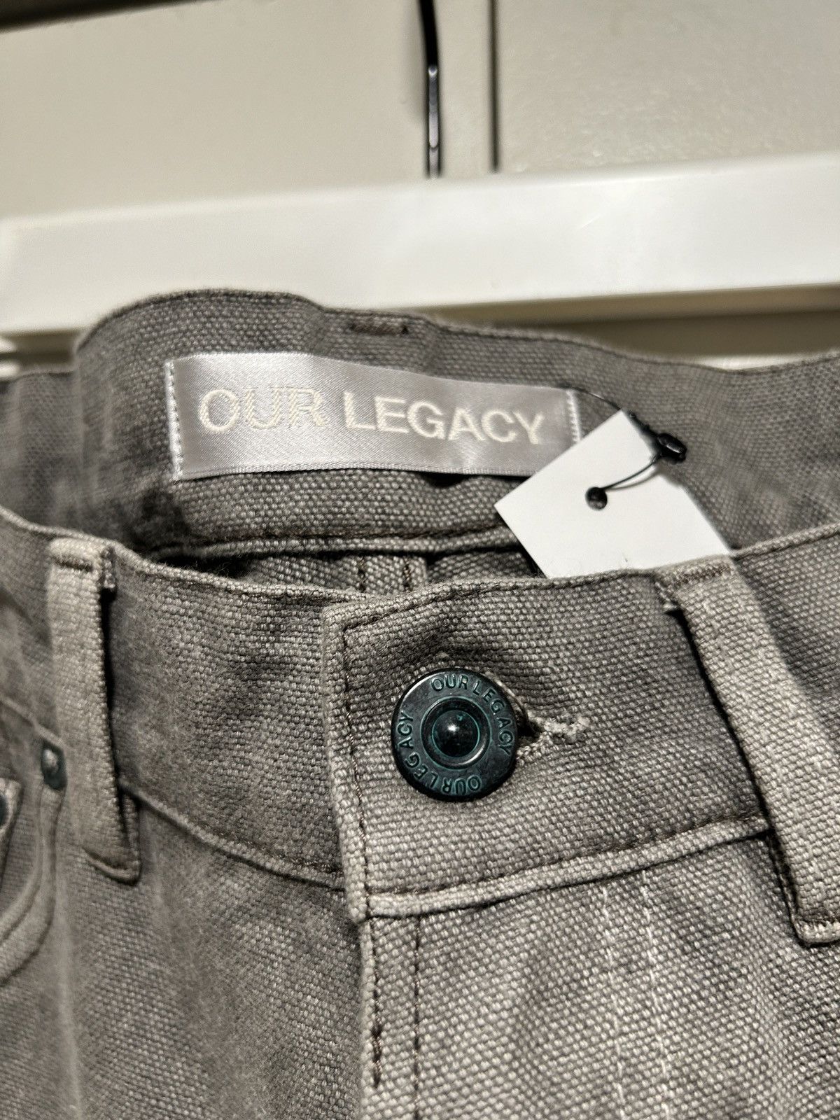 Our Legacy Our Legacy THIRD CUT Attic Carbon Wash Canvas