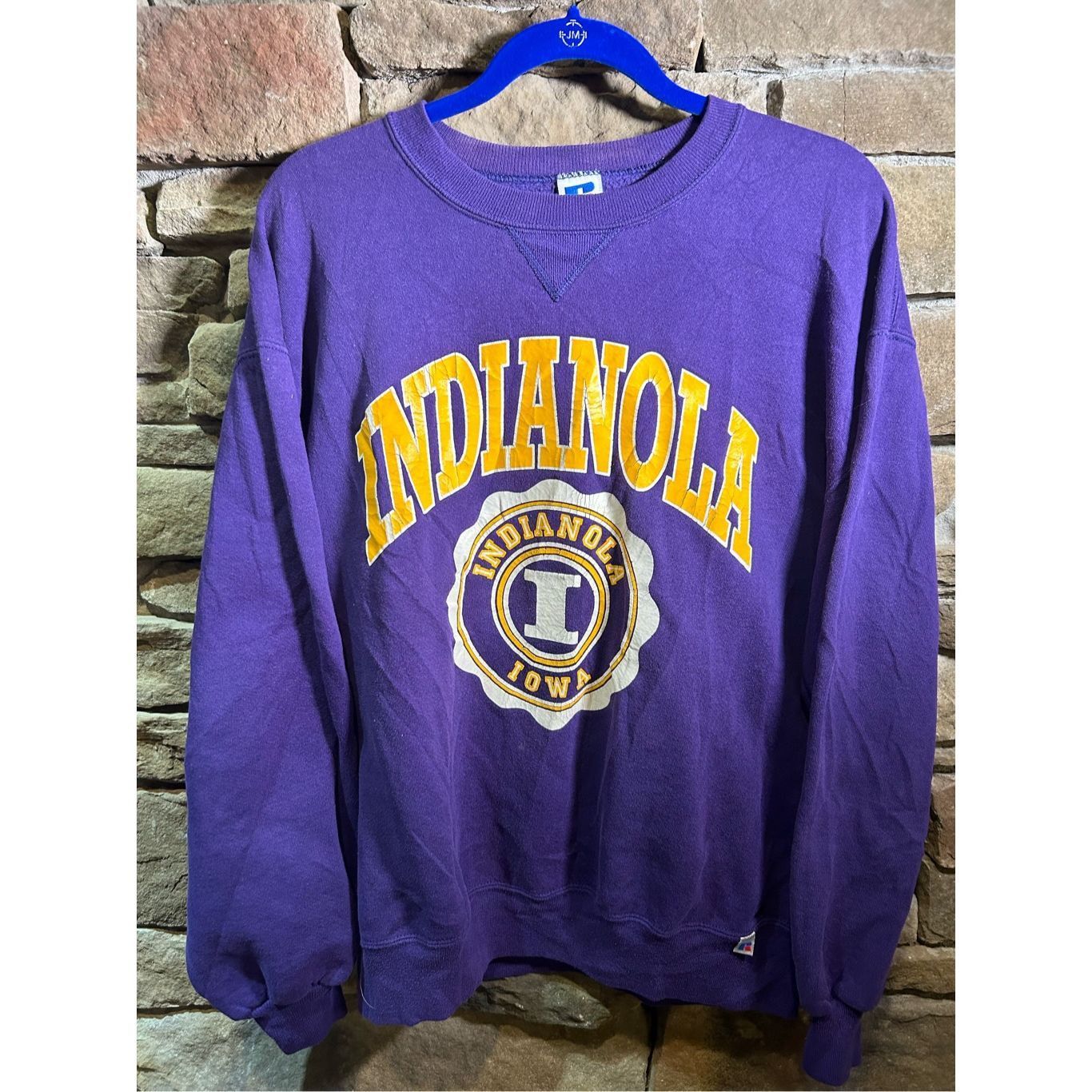 Russell Athletic Vintage 1990s Russell Athletic Indianola Iowa Sweatshirt Crewneck Size US L / EU 52-54 / 3 - 1 Thumbnail