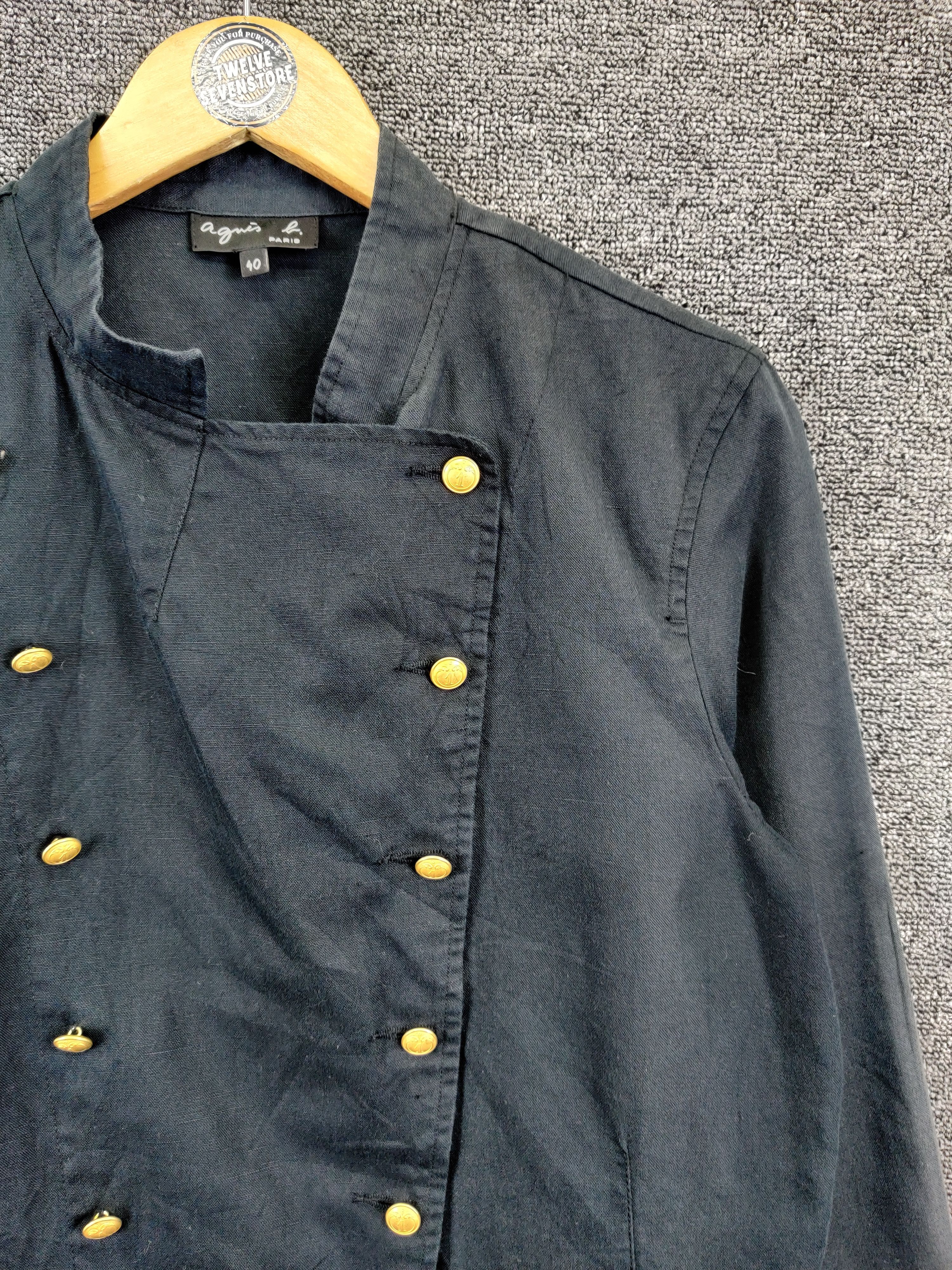 agnes b. Vintage Agnes B Napoleon Jacket Double Breasted Size US M / EU 48-50 / 2 - 9 Thumbnail