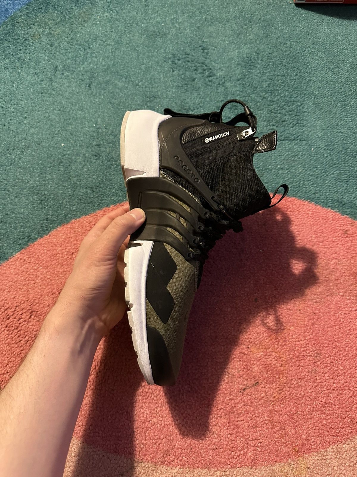 Acronym × Nike Acronym x Air Presto Mid Olive Size US 12 / EU 45 - 10 Thumbnail