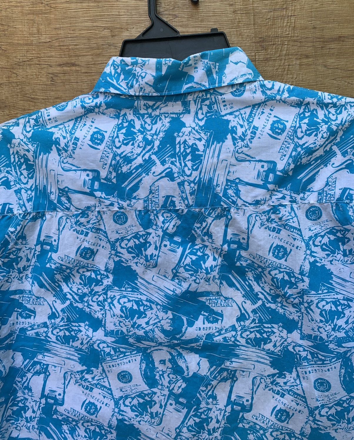 Art Comes First Full Print Dollar Notes Button Ups Shirt by Ally&Dia Size US XL / EU 56 / 4 - 12 Thumbnail