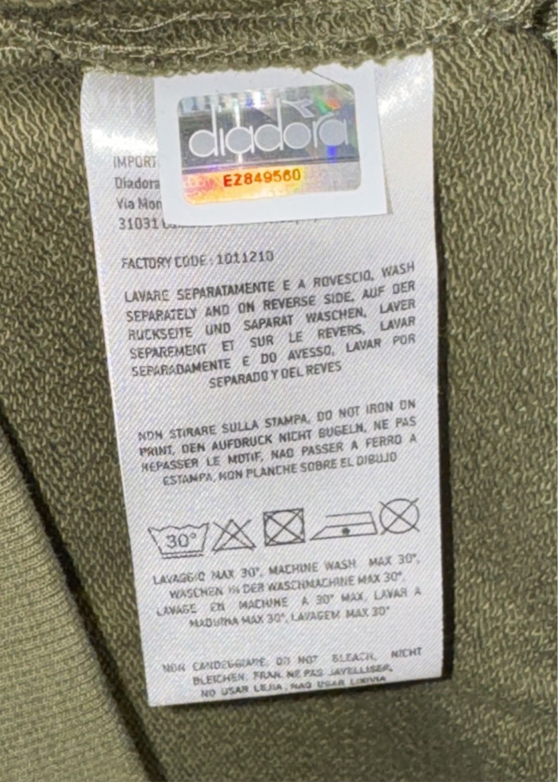 Diadora Jerséis Diadora Size US XS / EU 42 / 0 - 4 Thumbnail