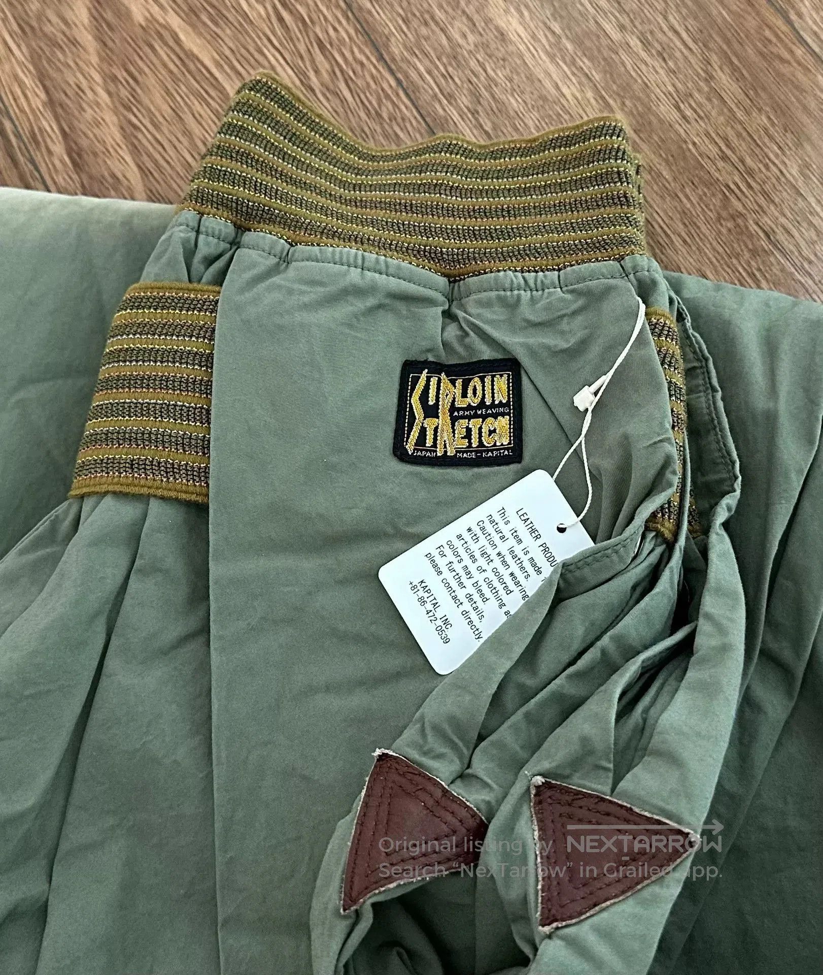 Kapital kapital vintage relaxed fit cargo pants. Size US 30 / EU 46 - 3 Thumbnail