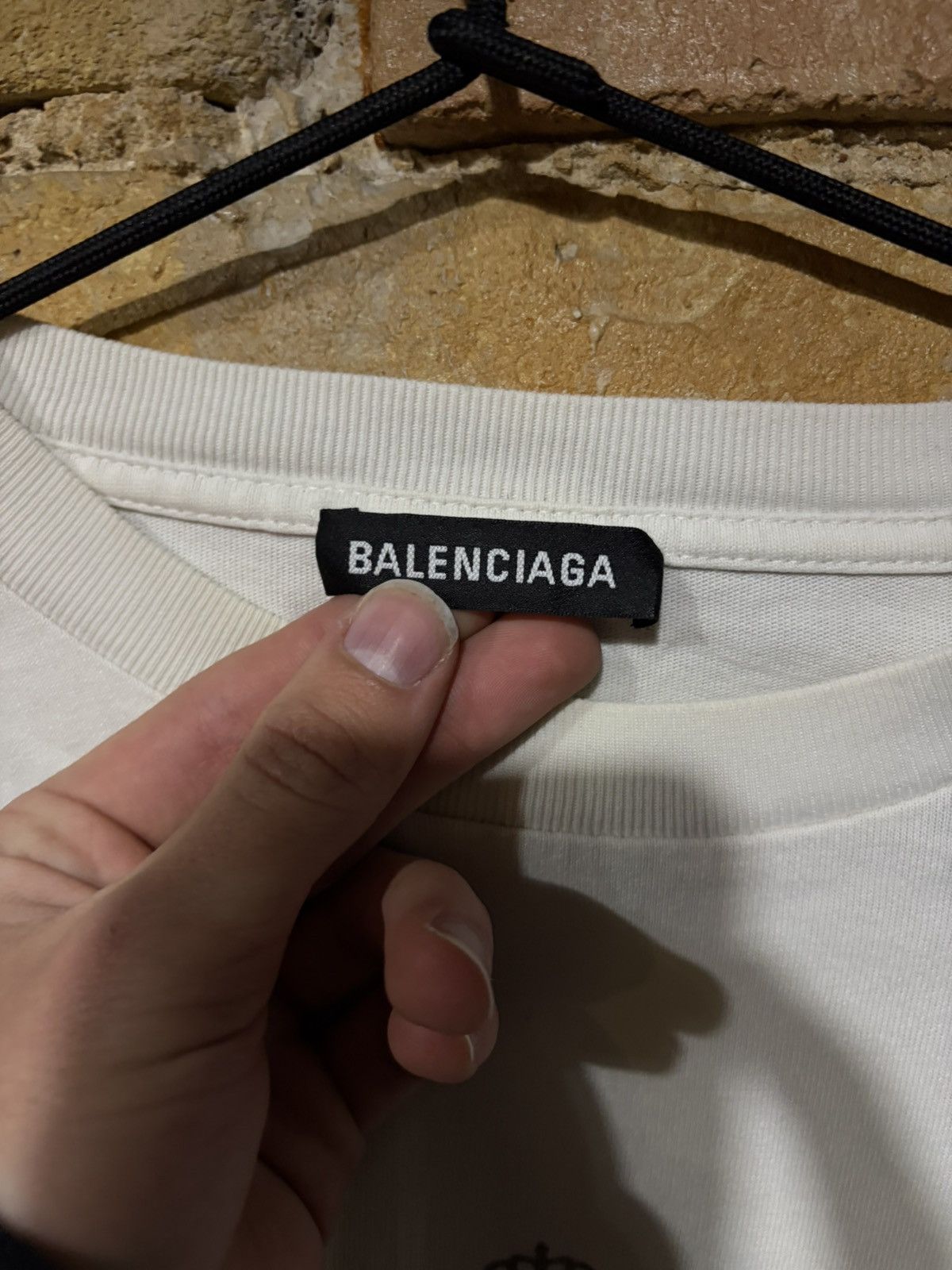 Balenciaga balenciaga paris tee Size US M / EU 48-50 / 2 - 2 Thumbnail