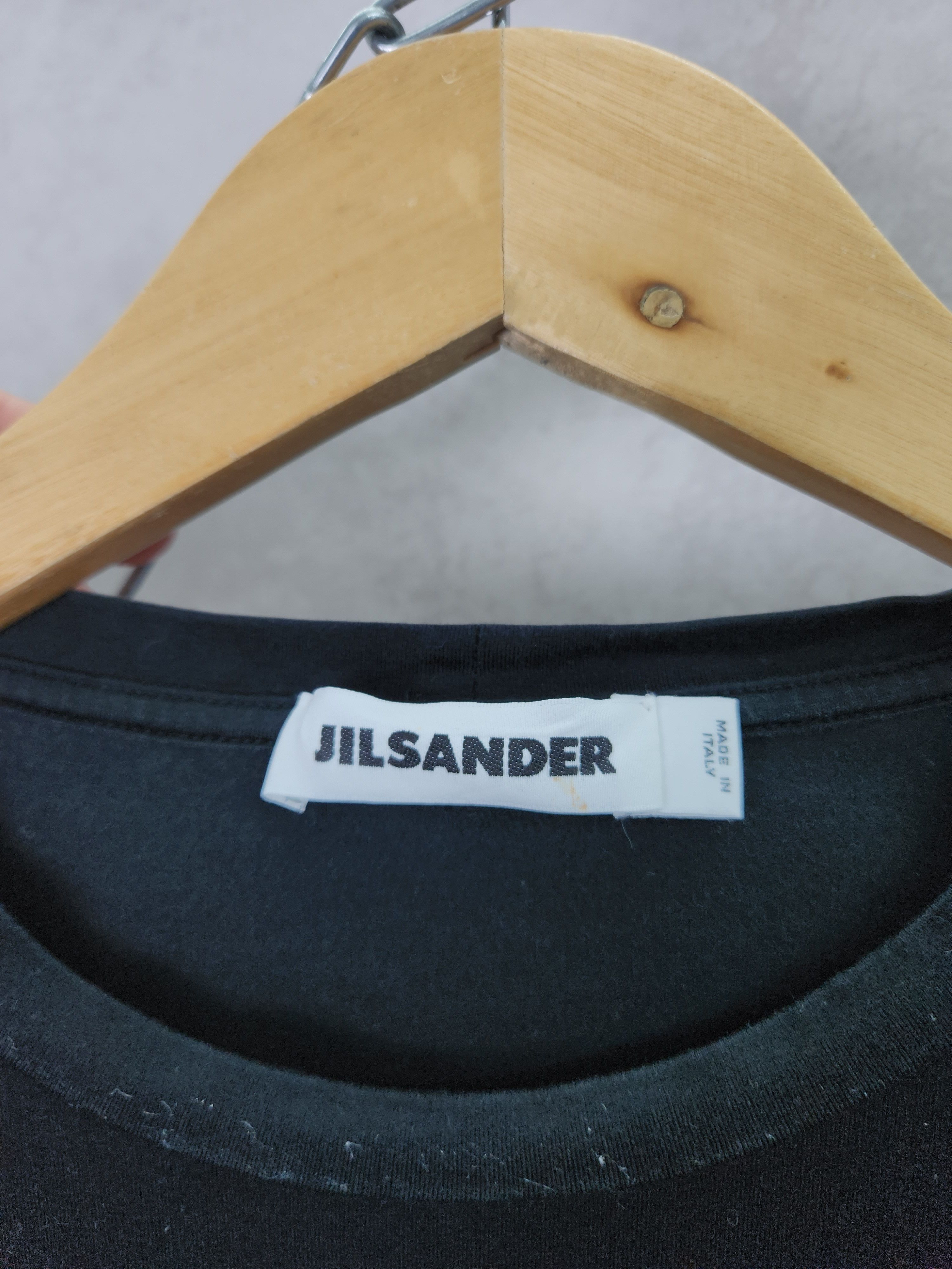 Jil Sander Jil Sander black basic cottone long sleeve size M Size M / US 6-8 / IT 42-44 - 7 Thumbnail