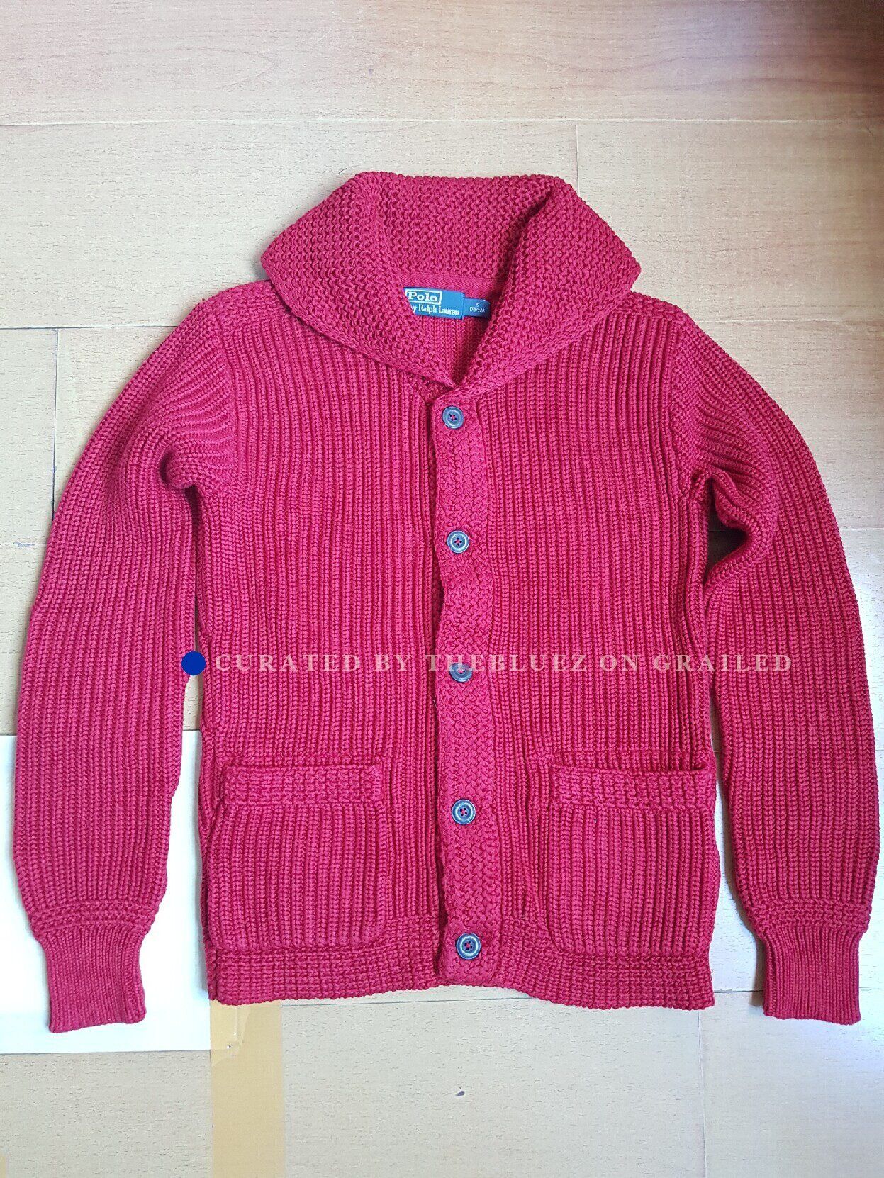 RRL Ralph Lauren RLL RL Thick Cardigan Sweater S Size US S / EU 44-46 / 1 - 1 Thumbnail