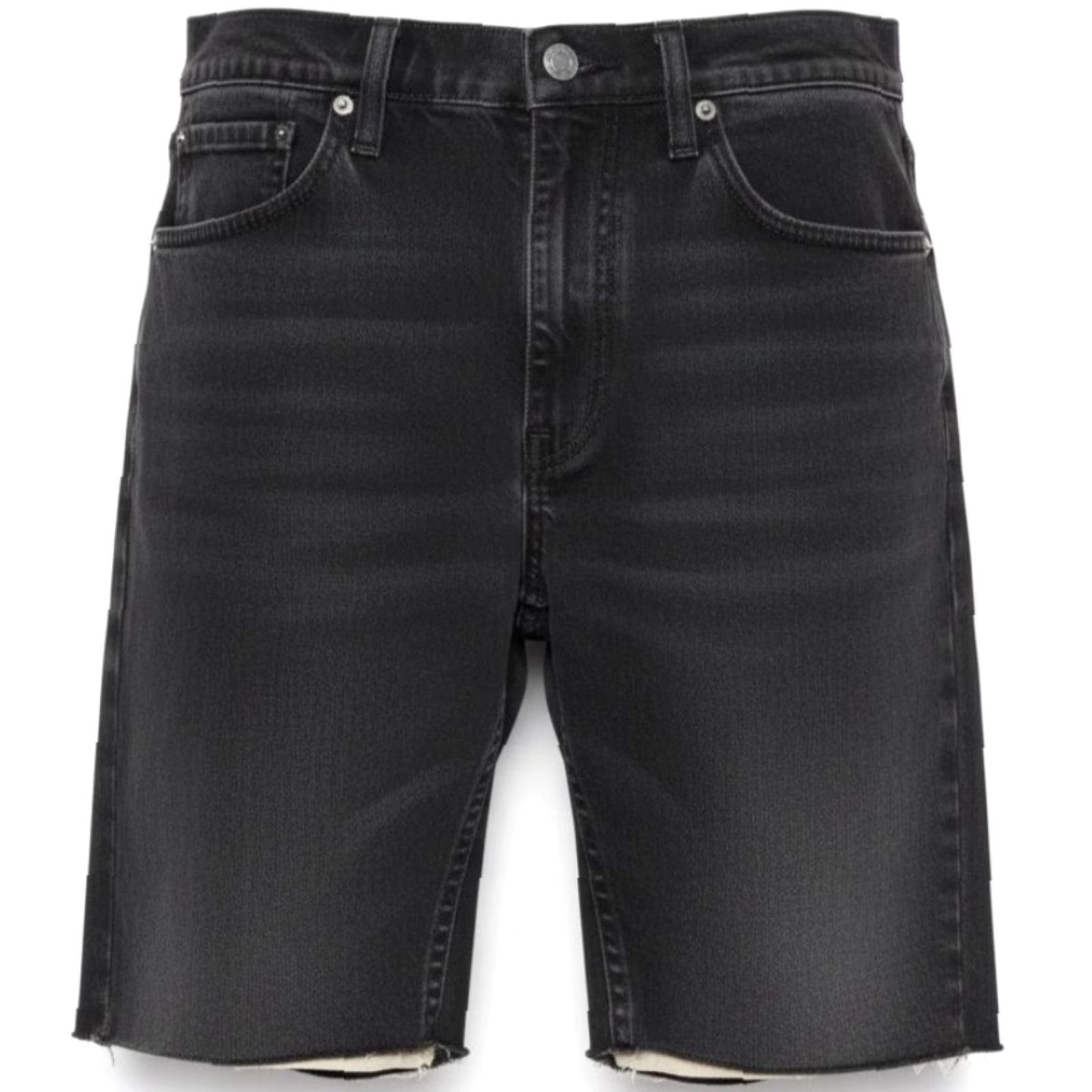 Levi's Levi's 512 Shorts Slim Bermuda Denim Gray Charcoal Wash 34 Inseam 10 Zip Mens Shorts Size US 34 / EU 50 - 2 Thumbnail