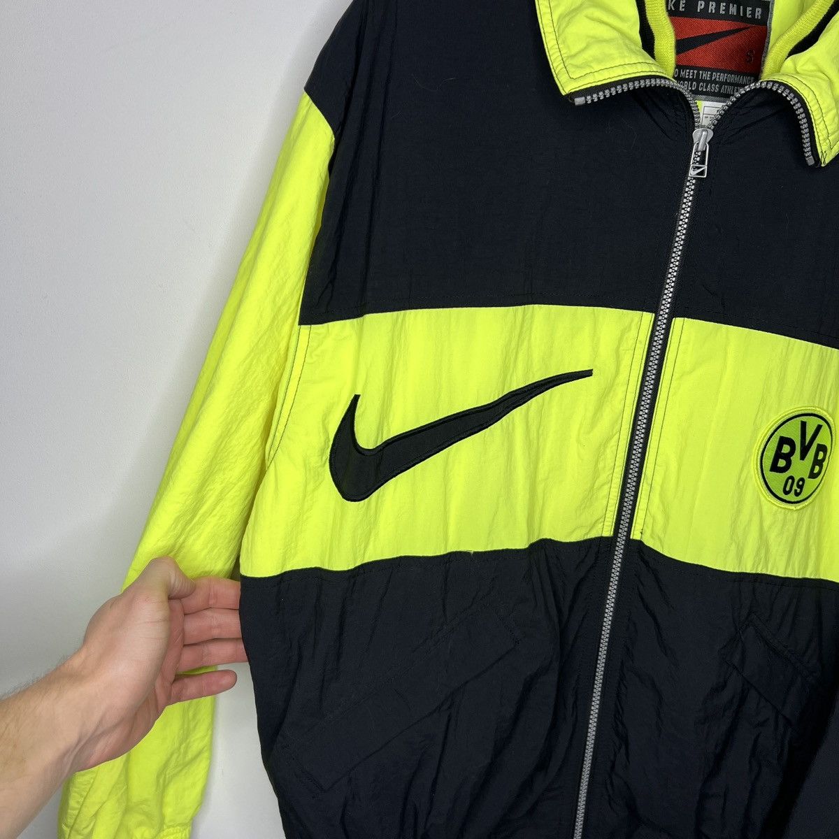 Nike Borussia Dortmund 1995 1996 zip jacket sweater 1990's 90's Size US M / EU 48-50 / 2 - 8 Thumbnail
