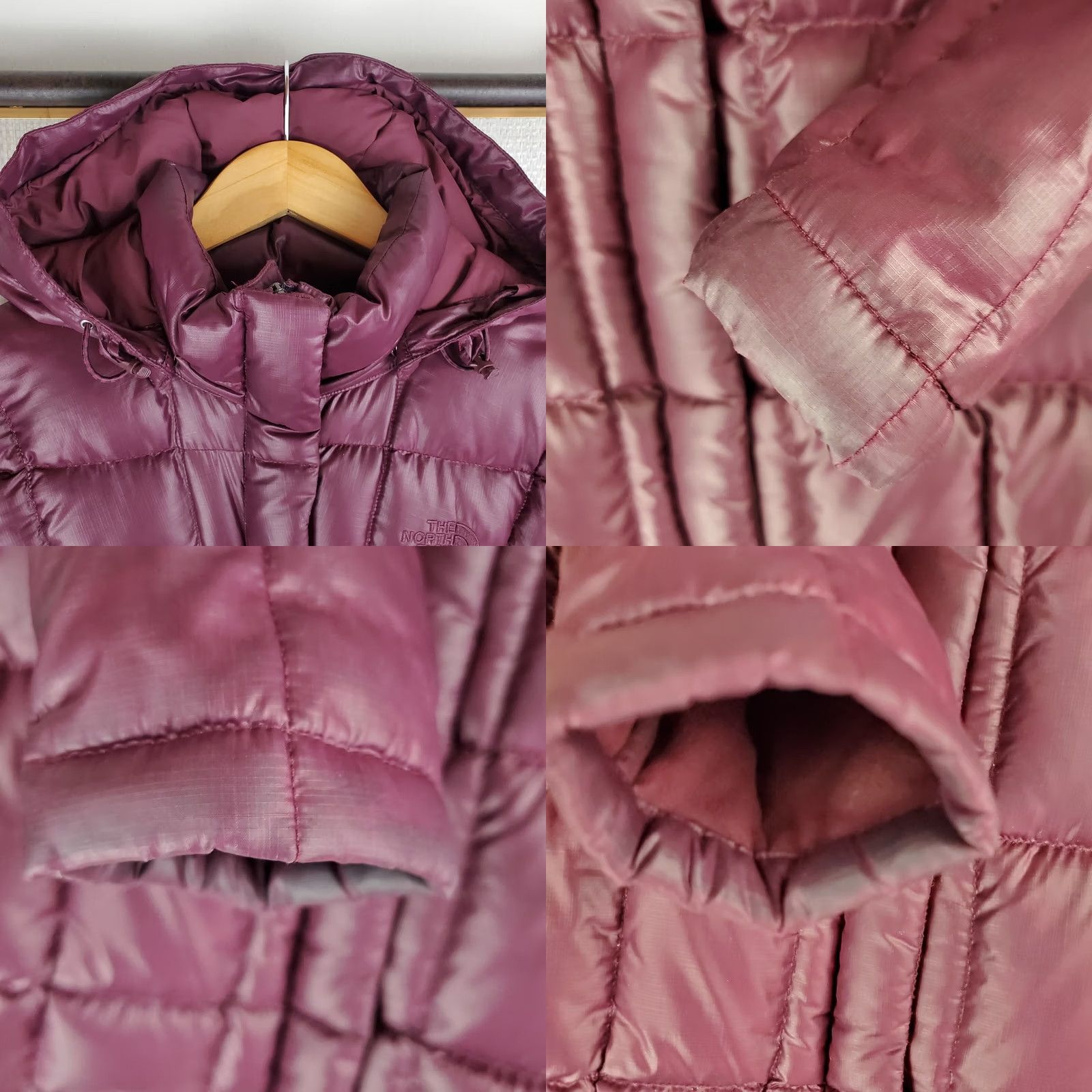 The North Face VINTAGE The North Face Jacket Womens S Purple VTG Size Goose Down Hooded Coat Size S / US 4 / IT 40 - 10 Thumbnail