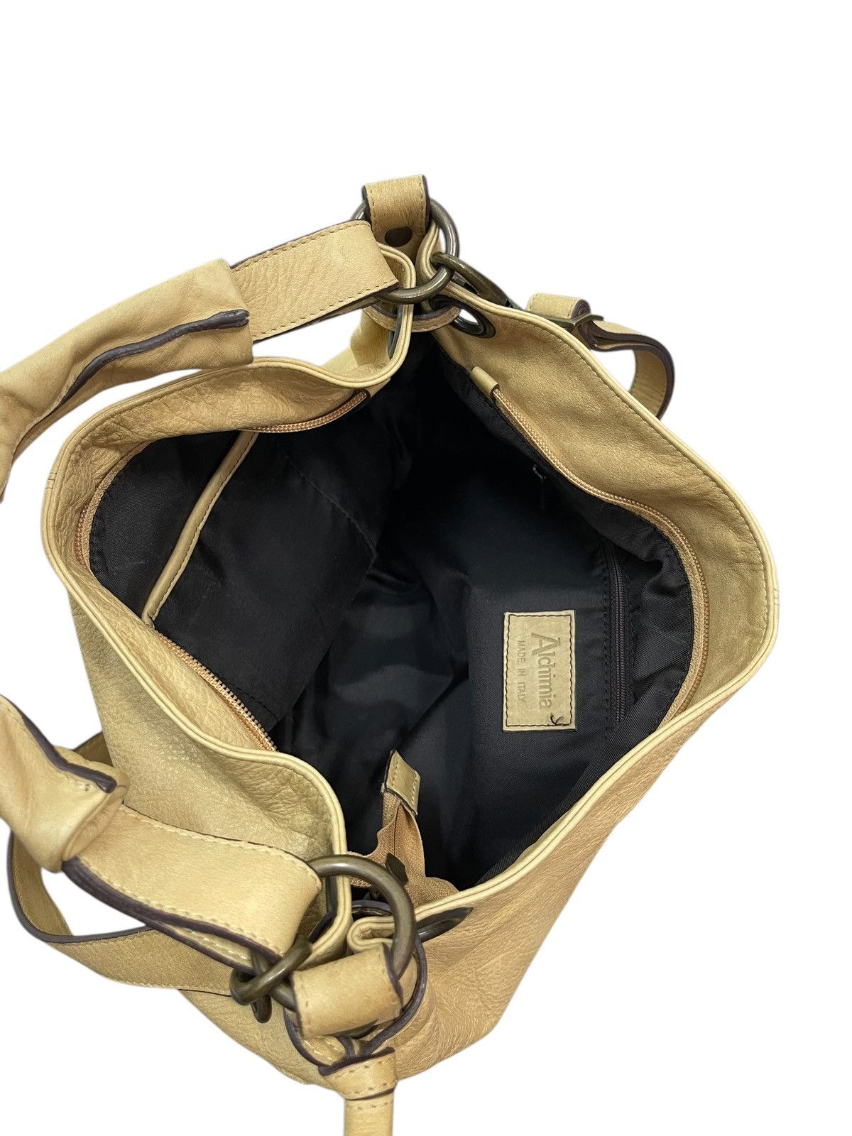 Genuine Leather Full Leather Alchimia Italy Shoulder Bag 1🟩4 Size ONE SIZE - 20 Thumbnail