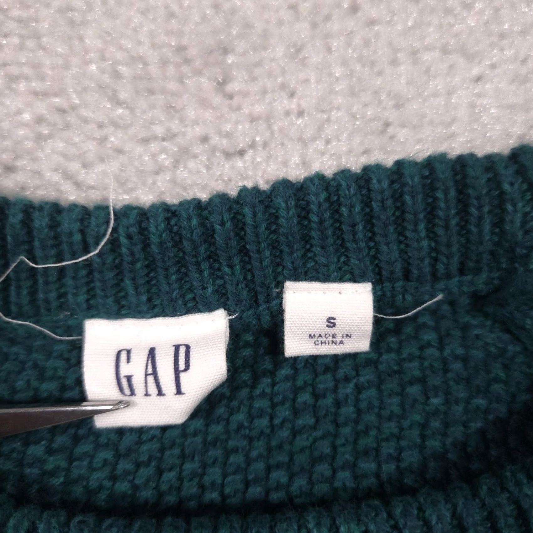 Gap Gap Sweater Womens S Green Cable-Knit Crew Raglan Long Sleeve Pullover Casual Winter Shirt Size S / US 4 / IT 40 - 4 Thumbnail