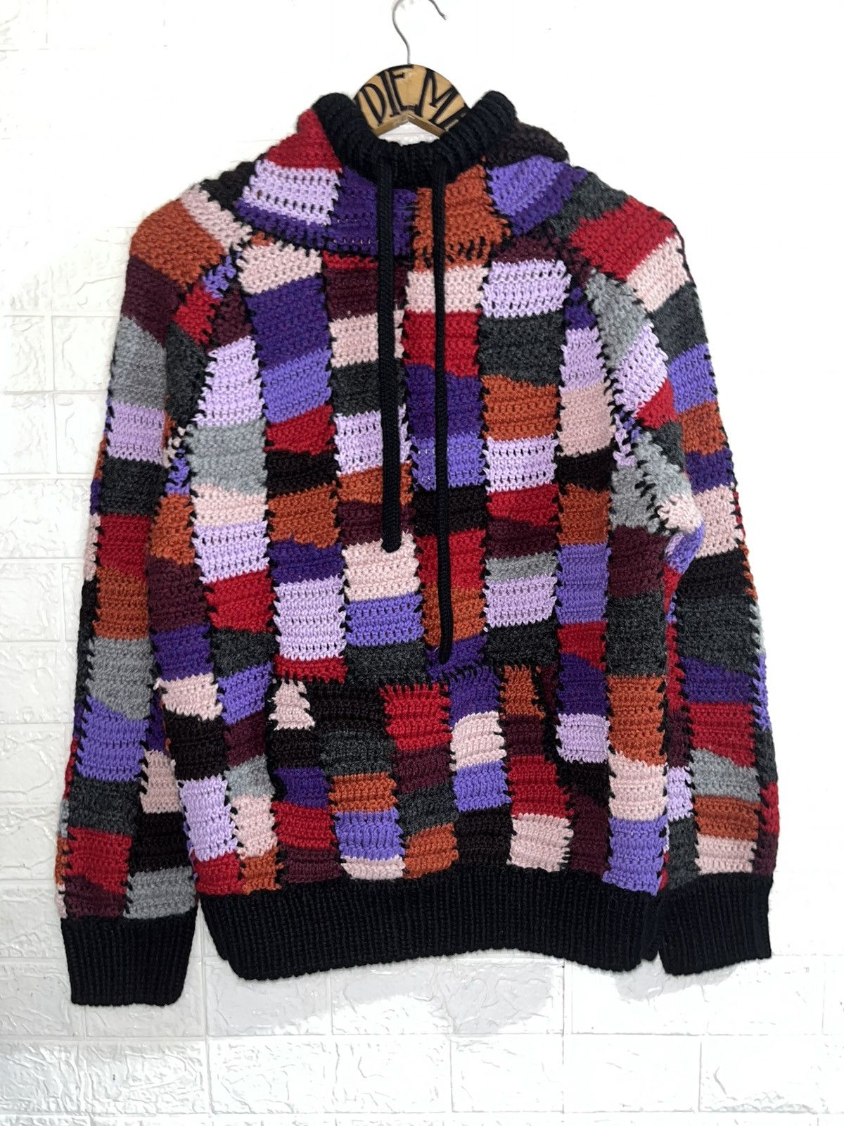 Marni MARNI CREWNECK CROCHET MULTICOLOR SWEATER Size US S / EU 44-46 / 1 - 1 Thumbnail