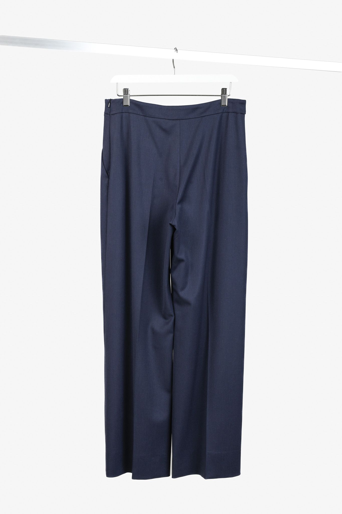 Oscar De La Renta Oscar de la Renta Blue Wide Pant Size 30" / US 8 / IT 44 - 2 Thumbnail