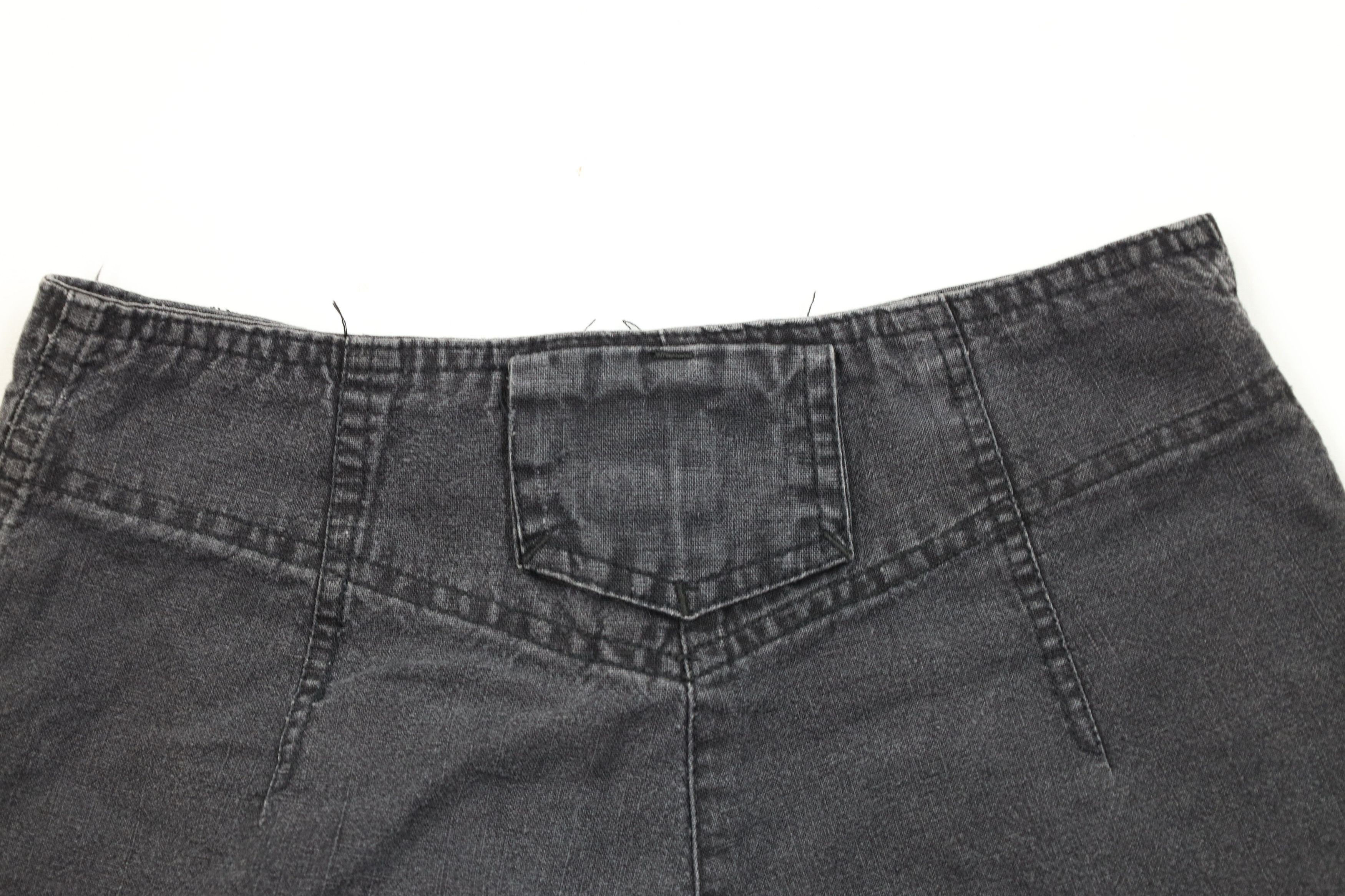 Vintage Vintage 80s 90s Streetwear Cuffed Bermuda Shorts Black Size 30" / US 8 / IT 44 - 11 Thumbnail