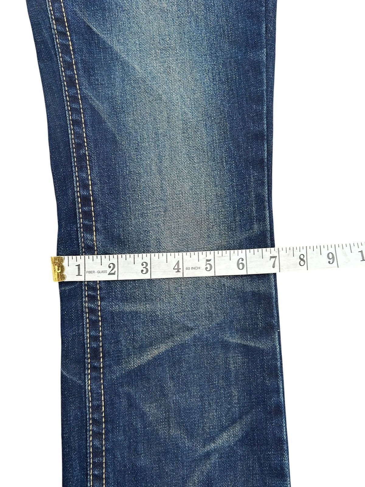 Kapital YOSHITOMO NARA LOLITA EXOTIC DISTRESSED DENIM JEANS Size US 29 - 16 Thumbnail