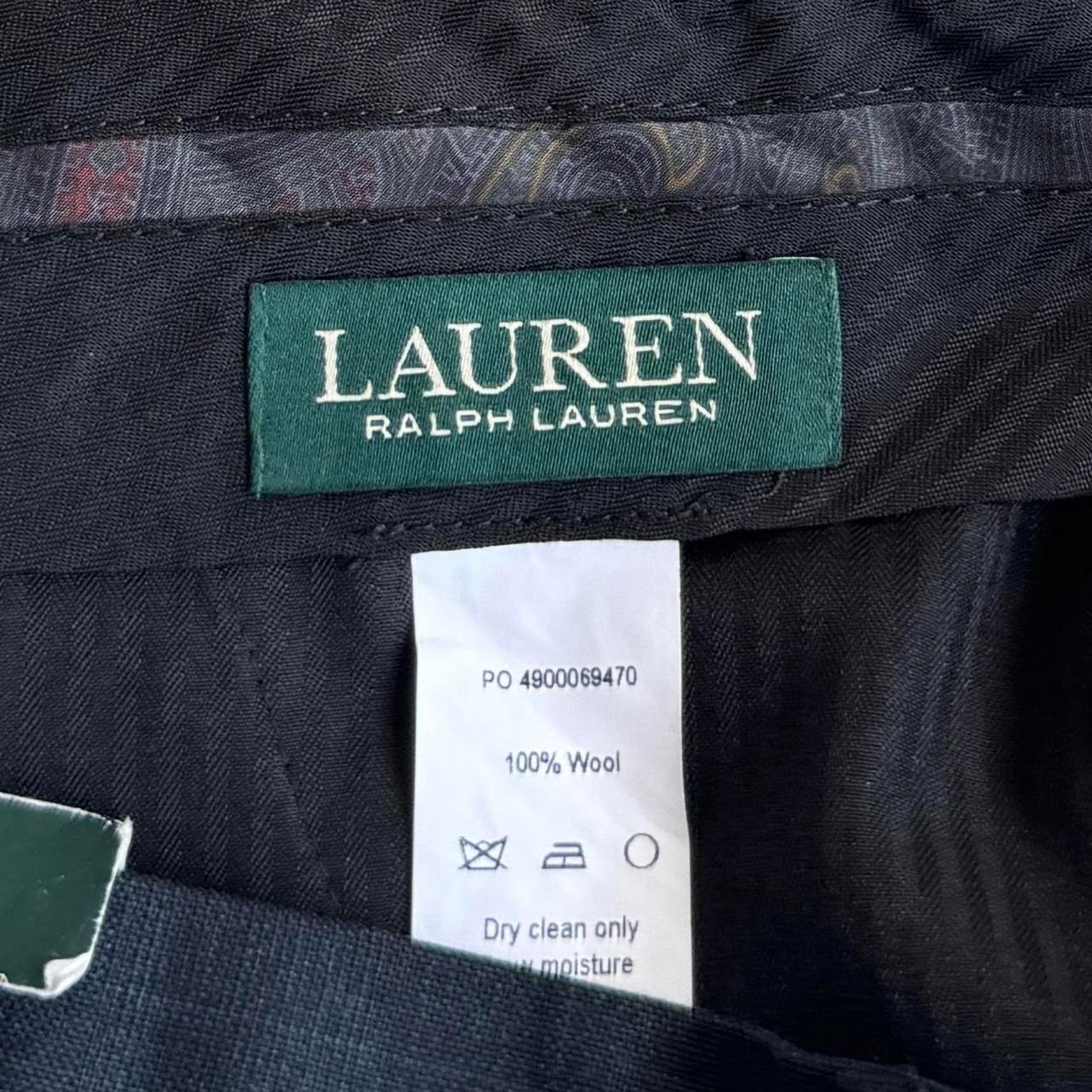 Polo Ralph Lauren Brand New Polo Ralph Lauren Dark Blue Wool Dress Pants Size US 40 / EU 56 - 4 Thumbnail