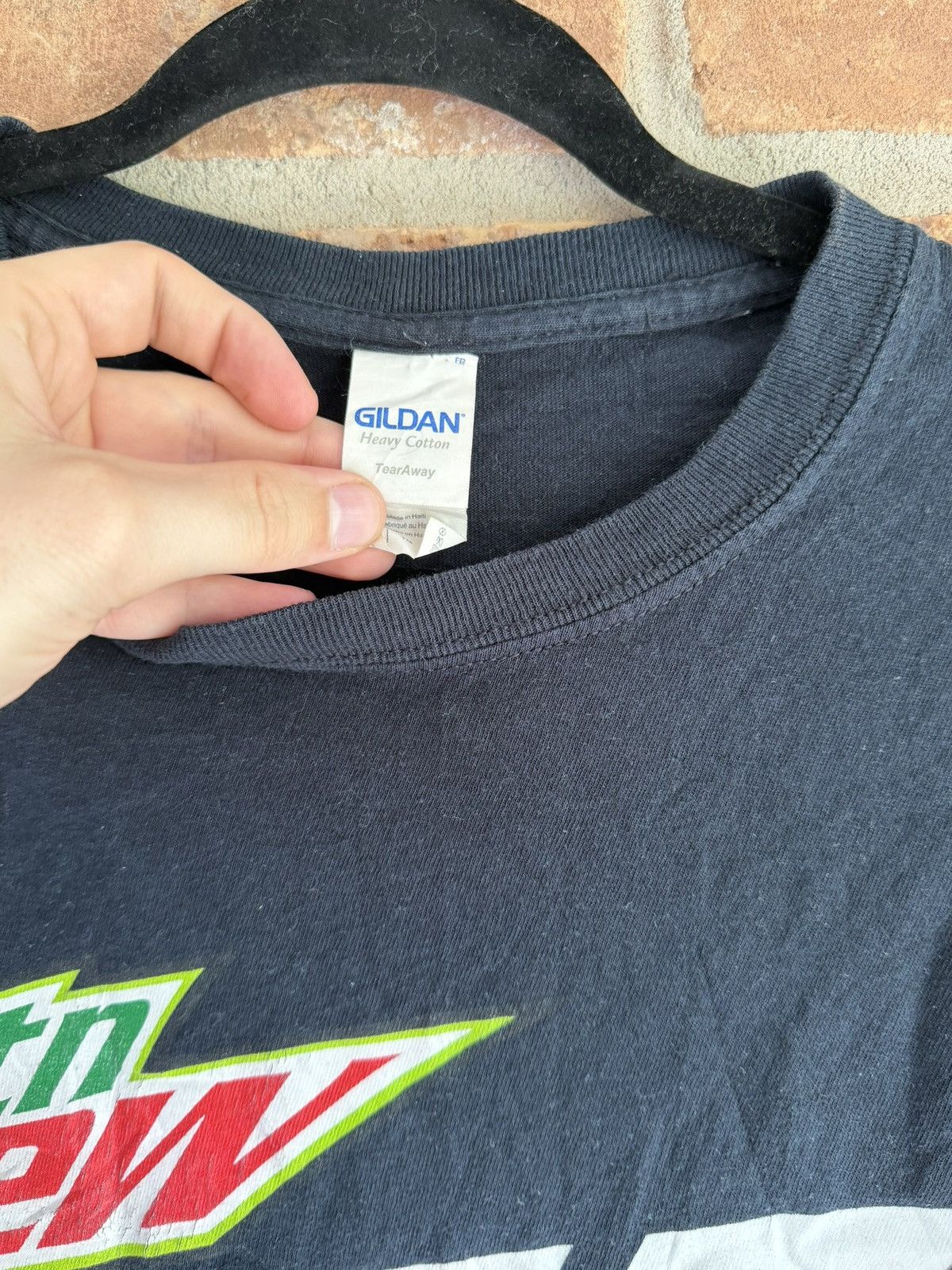 Vintage Mountain Dew ICE T-Shirt Mens XL Black Graphic Tee Size US XL / EU 56 / 4 - 9 Thumbnail