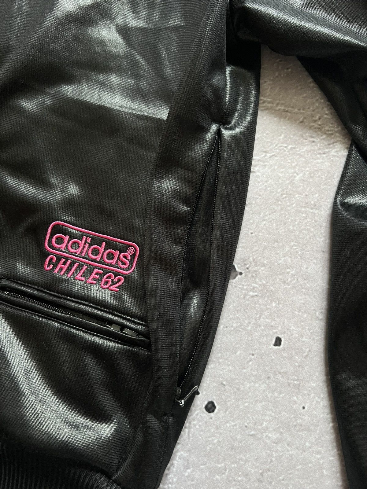 Adidas Adidas Black Pink Shiny Tracksuit Pants Size 38 Women Size 28" / US 6 / IT 42 - 13 Thumbnail