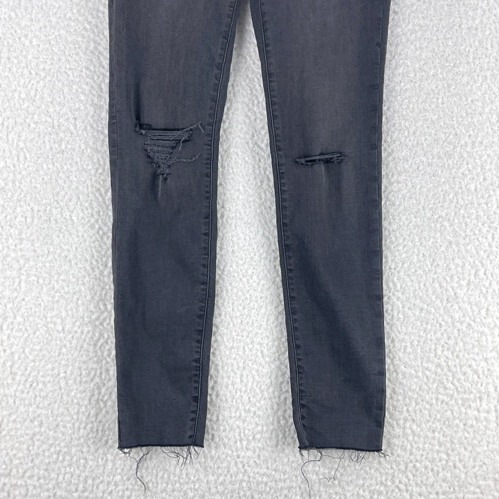Madewell Madewell Black Denim 9" Mid-Rise Skinny Jeans Womens Size 27 Casual Size 27" / US 4 / IT 40 - 3 Thumbnail