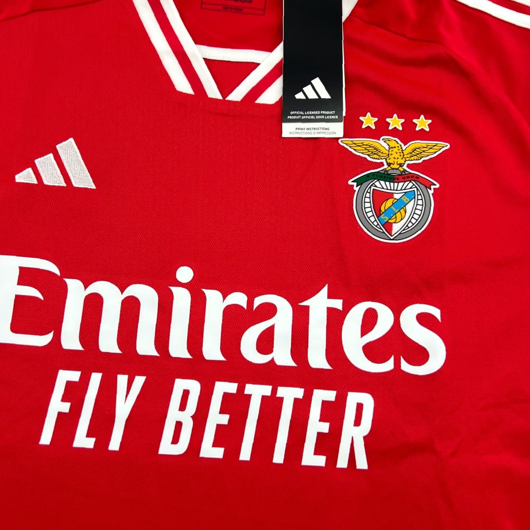 Adidas BNWT Benfica Adidas 2023-2024 Home Football Jersey Mens XL Red Shirt Size US XL / EU 56 / 4 - 3 Thumbnail