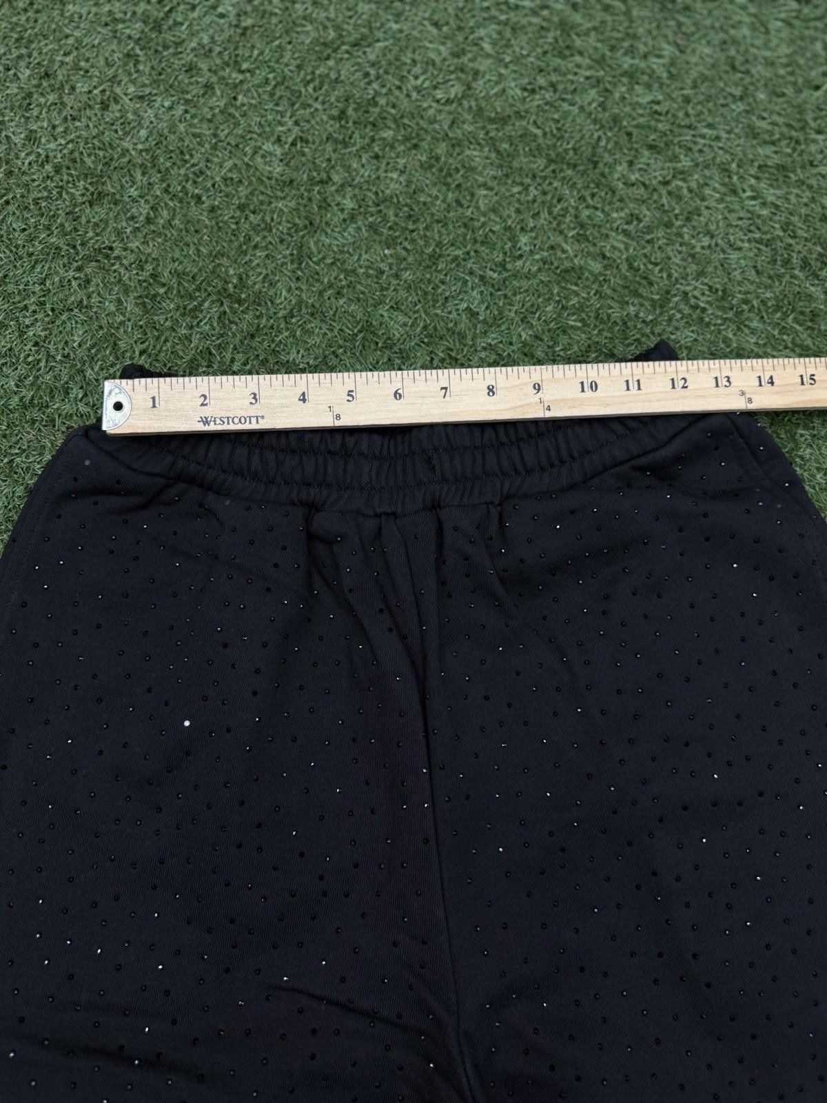 Saint Vanity Size M - Saint Vanity Black Rhinestone Sweatpants Authentic Size US 32 / EU 48 - 5 Thumbnail