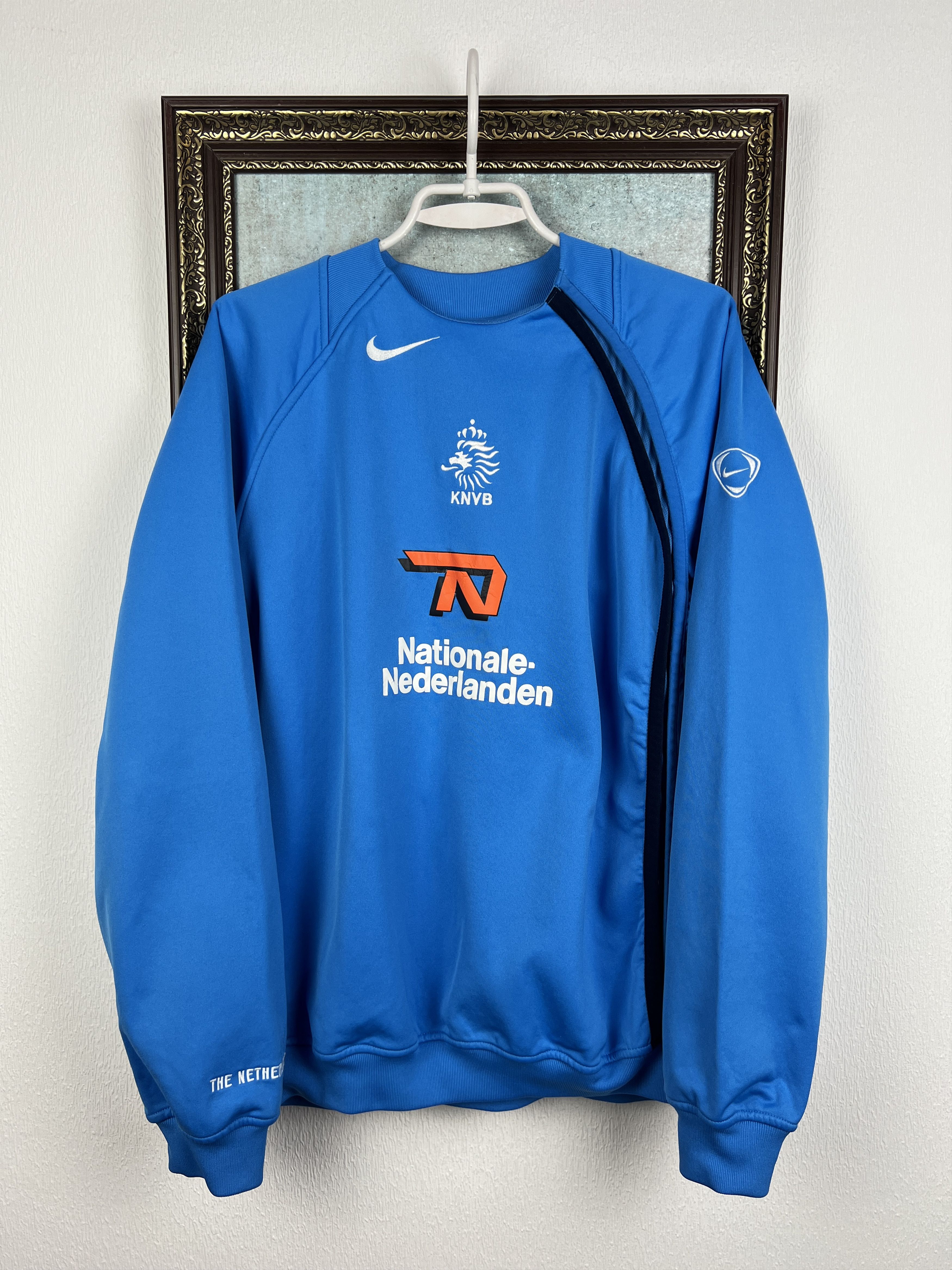 Nike Netherlands Holland Football Sweatshirt Crewneck Track Top Size US M / EU 48-50 / 2 - 1 Thumbnail
