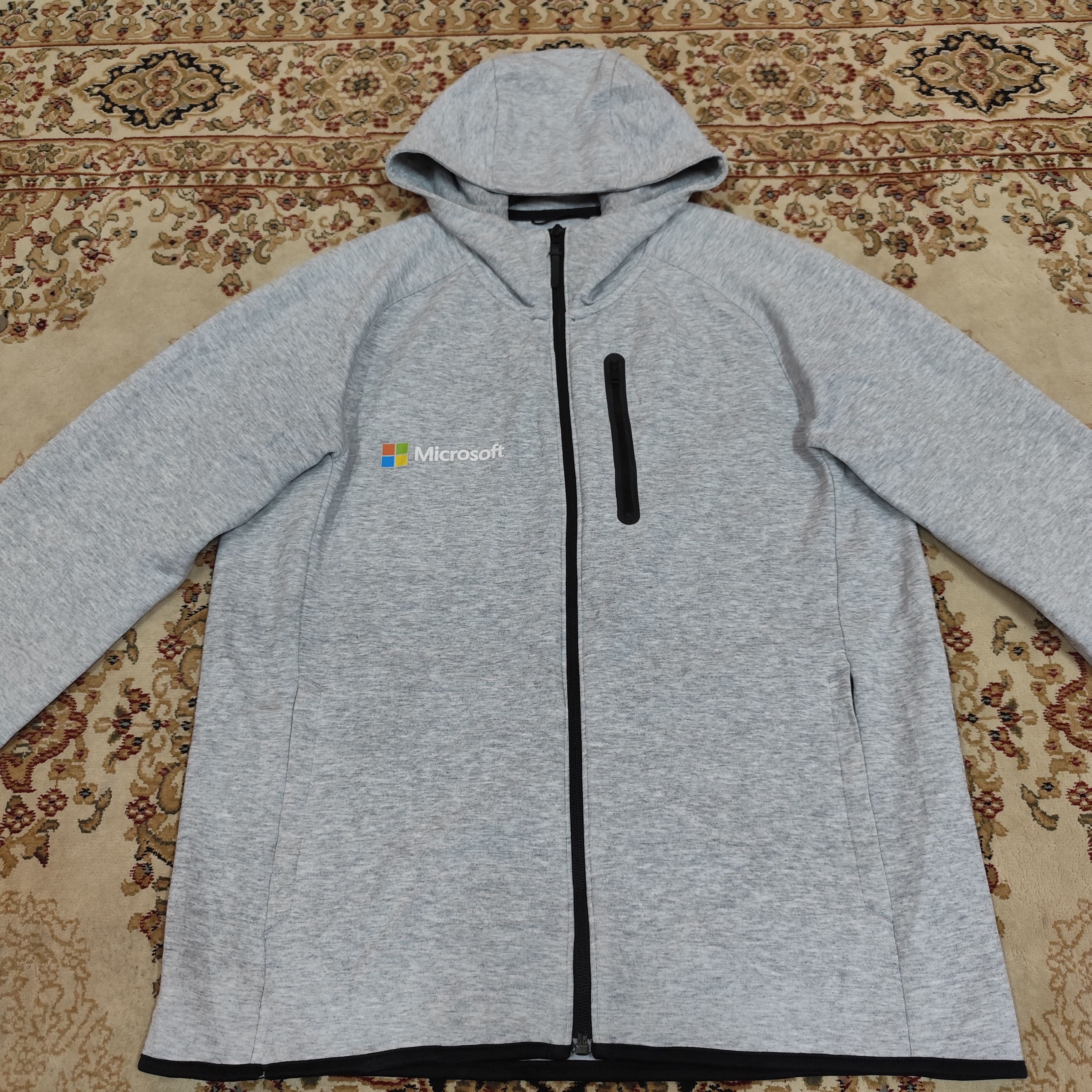 Japanese Brand × Microsoft × Uniqlo MICROSOFT TEAM JAPAN X UNIQLO ZIPPER HOODIE Size US L / EU 52-54 / 3 - 3 Thumbnail