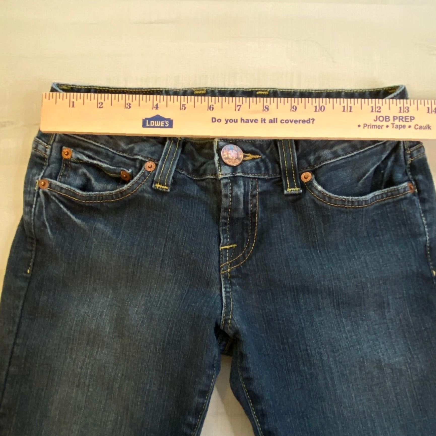 Lucky Brand Lucky Brand Women's Cropped Dark Blue Jeans 0/25 Size 25" / US 0 / IT 36 - 7 Thumbnail