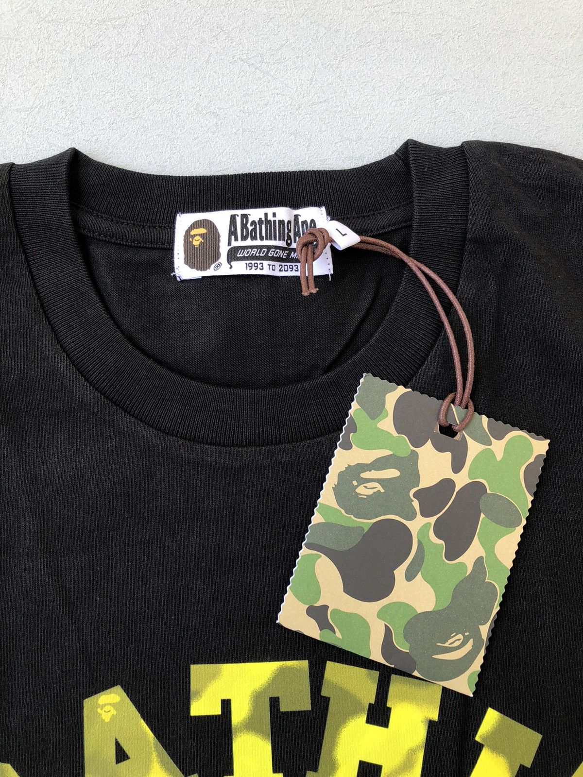 Bape Radiation Camo College Tee Size US L / EU 52-54 / 3 - 5 Thumbnail