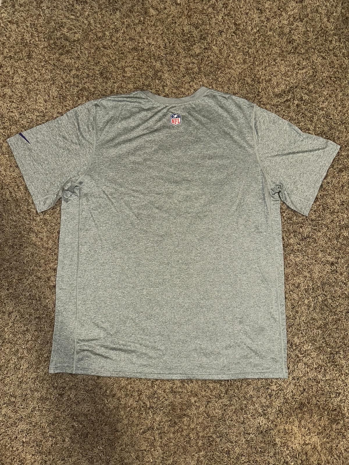 Nike Nike Mens Baltimore Ravens NFL Onfield Football T-Shirt 2012 Size US XL / EU 56 / 4 - 2 Thumbnail