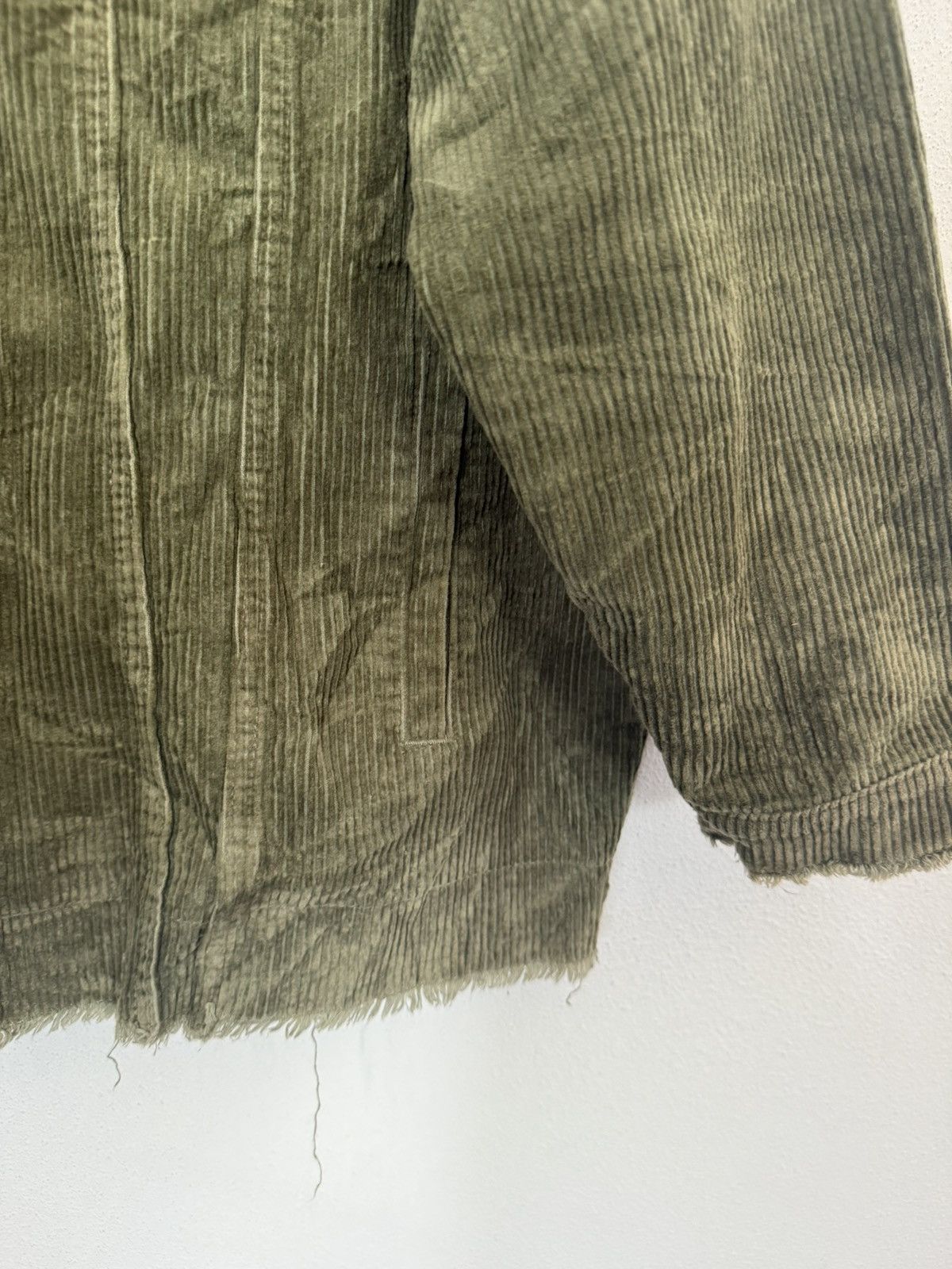 Zara BINDING Zara Corduroy Green Jacket Oversized Style Size US M / EU 48-50 / 2 - 6 Thumbnail