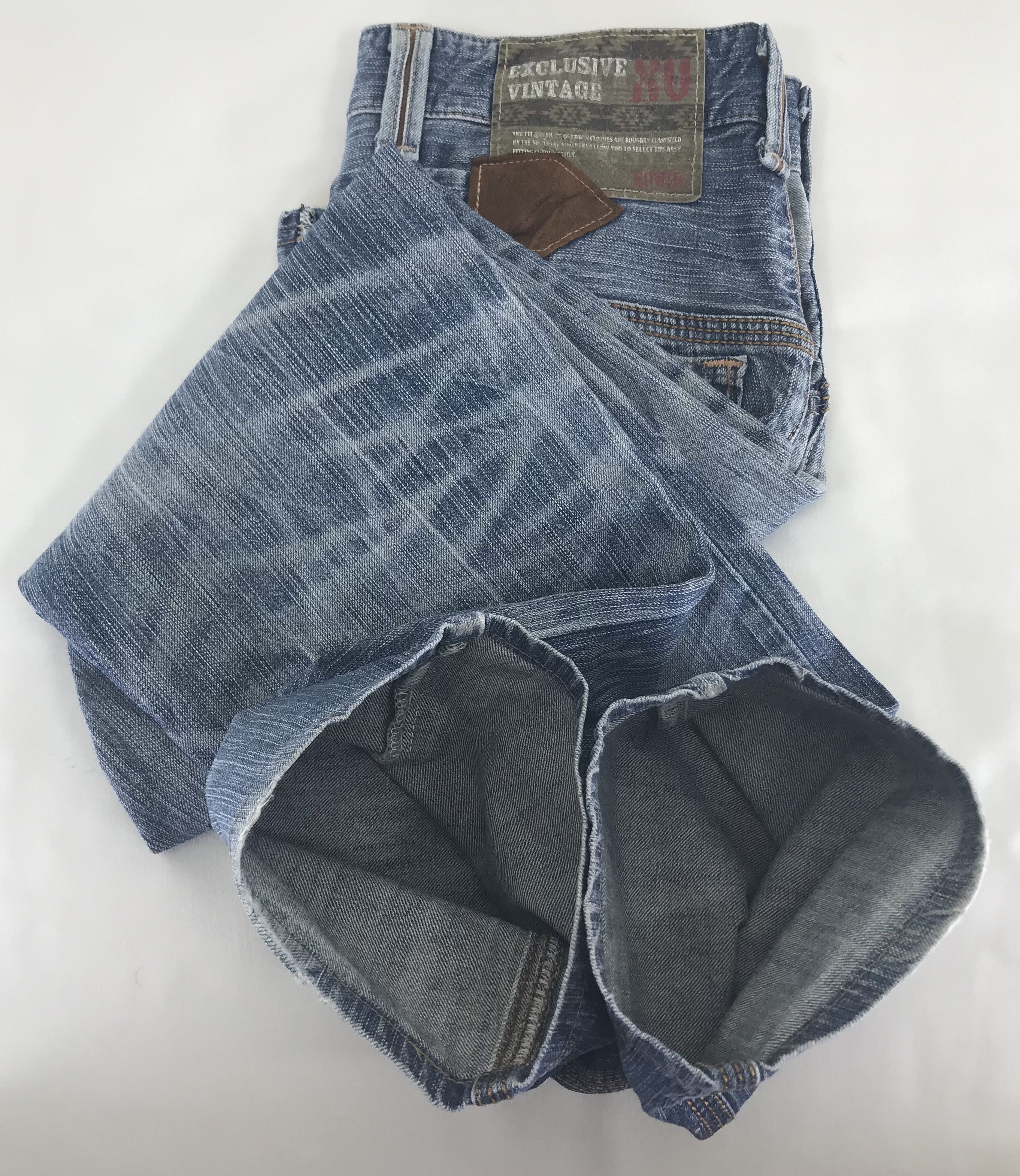 Edwin Vintage Edwin 435 XVS Buckle Back Jeans Size US 30 / EU 46 - 13 Thumbnail