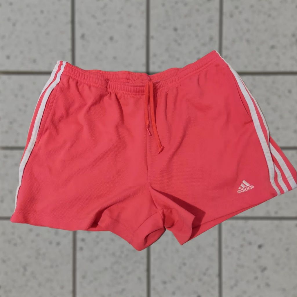 Adidas adidas Womens Shorts L Large Orange Athletic Gym Workout Size 36" / US 14 / IT 50 - 1 Thumbnail