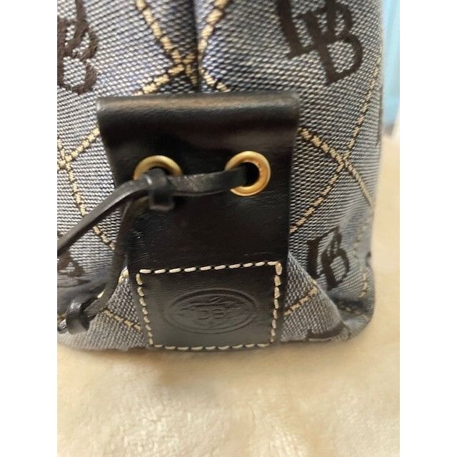 Dooney & Bourke Vintage Dooney & Bourke Denim Canvas Tote Bag Logo Monogram Size ONE SIZE - 8 Thumbnail