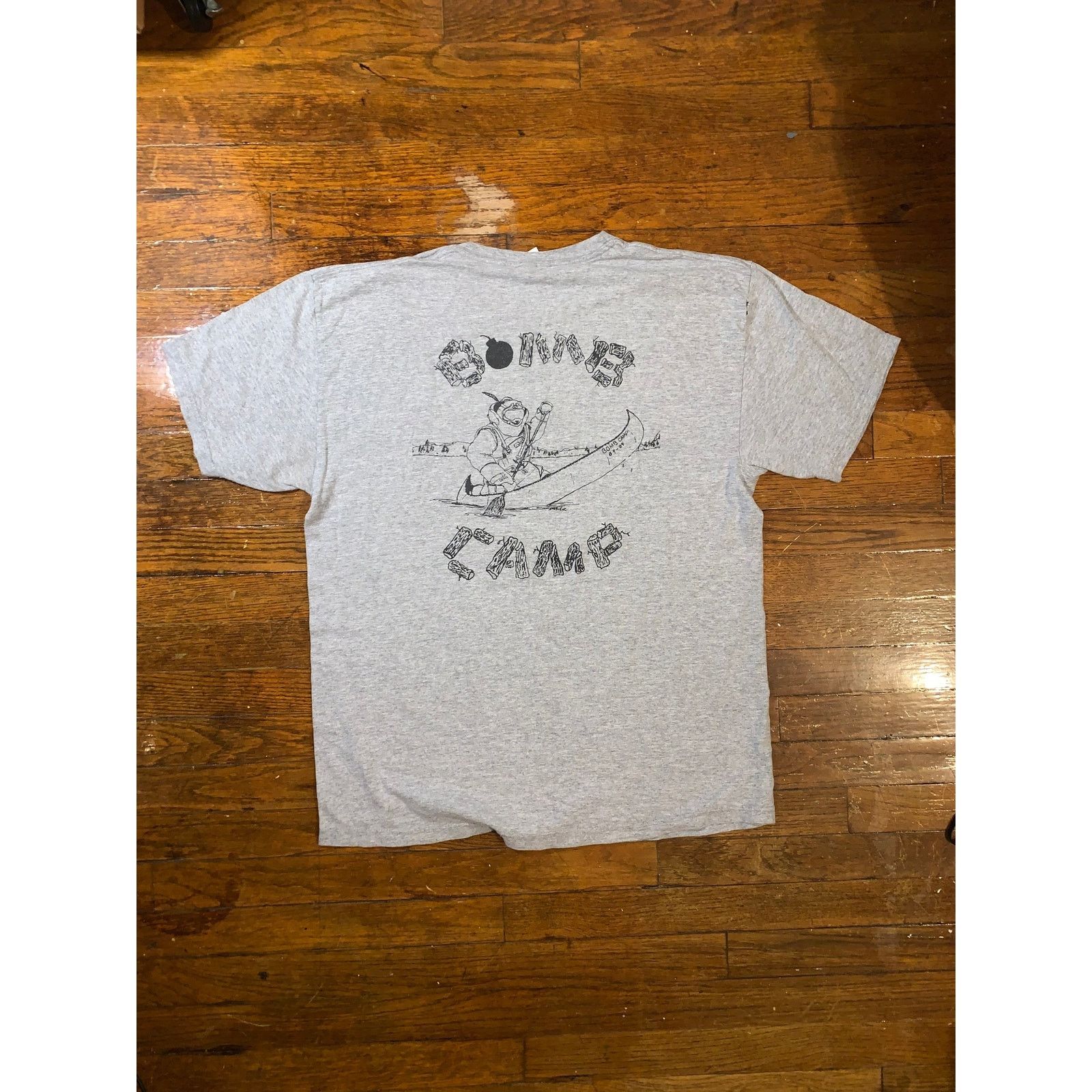 Hanes × Vintage Vintage 2004 Bomb Camp T Shirt Y2K Summer Camp Graphic Tee L Size US L / EU 52-54 / 3 - 4 Thumbnail