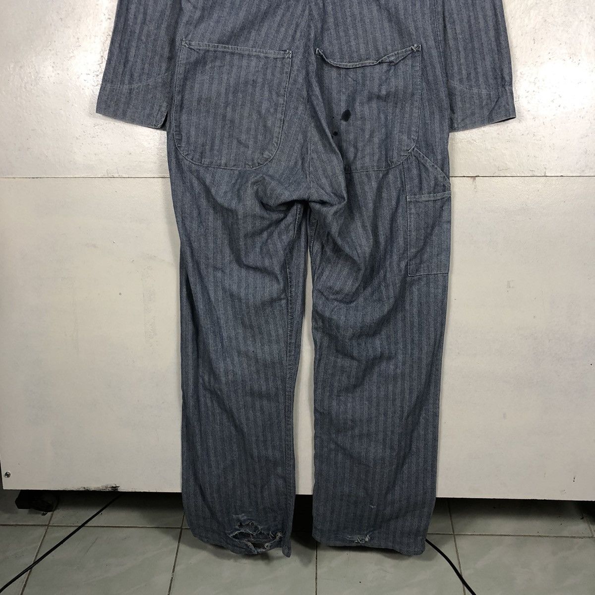 Vintage Coverall Overall OOD Fellow RedKap Size US 32 / EU 48 - 11 Thumbnail