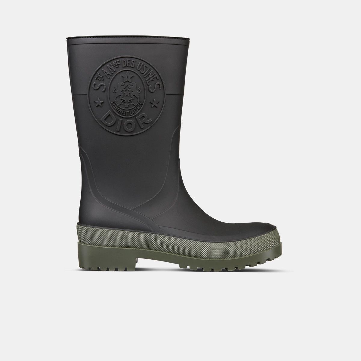 o1bcso1str0225 Rain Boot in Black/Khaki