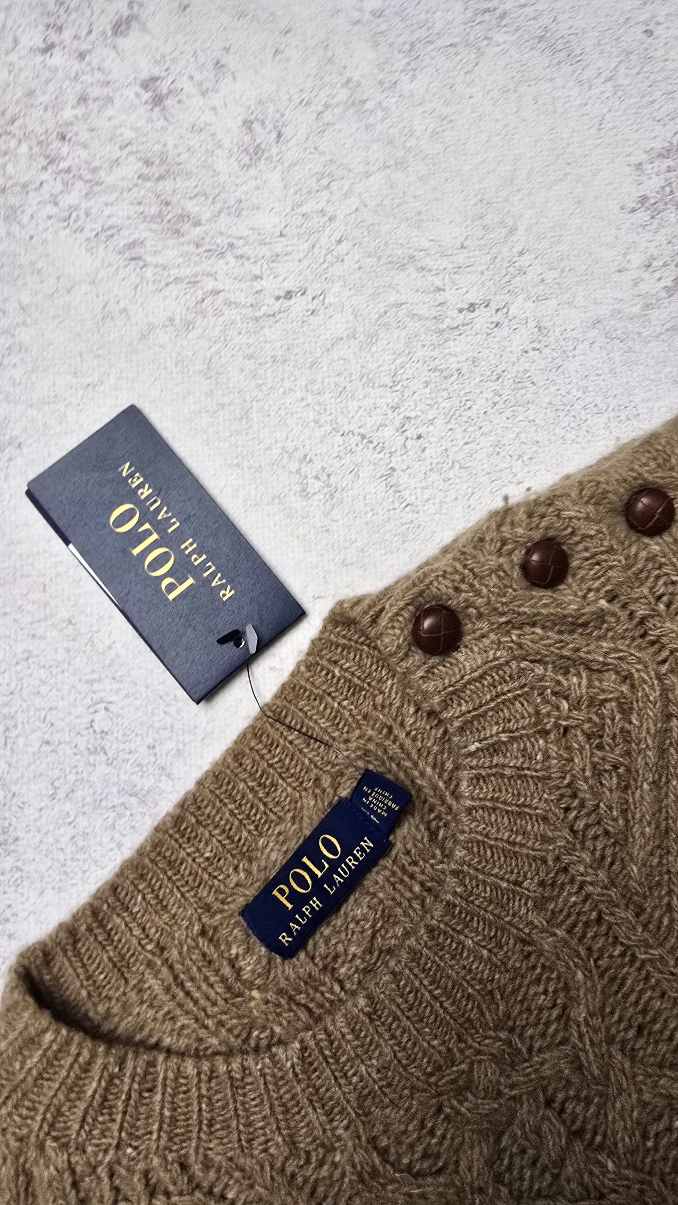 Polo Ralph Lauren Polo Ralph Lauren Knitted 100% Merino Wool Sweater RRP 345£ Size US S / EU 44-46 / 1 - 13 Thumbnail