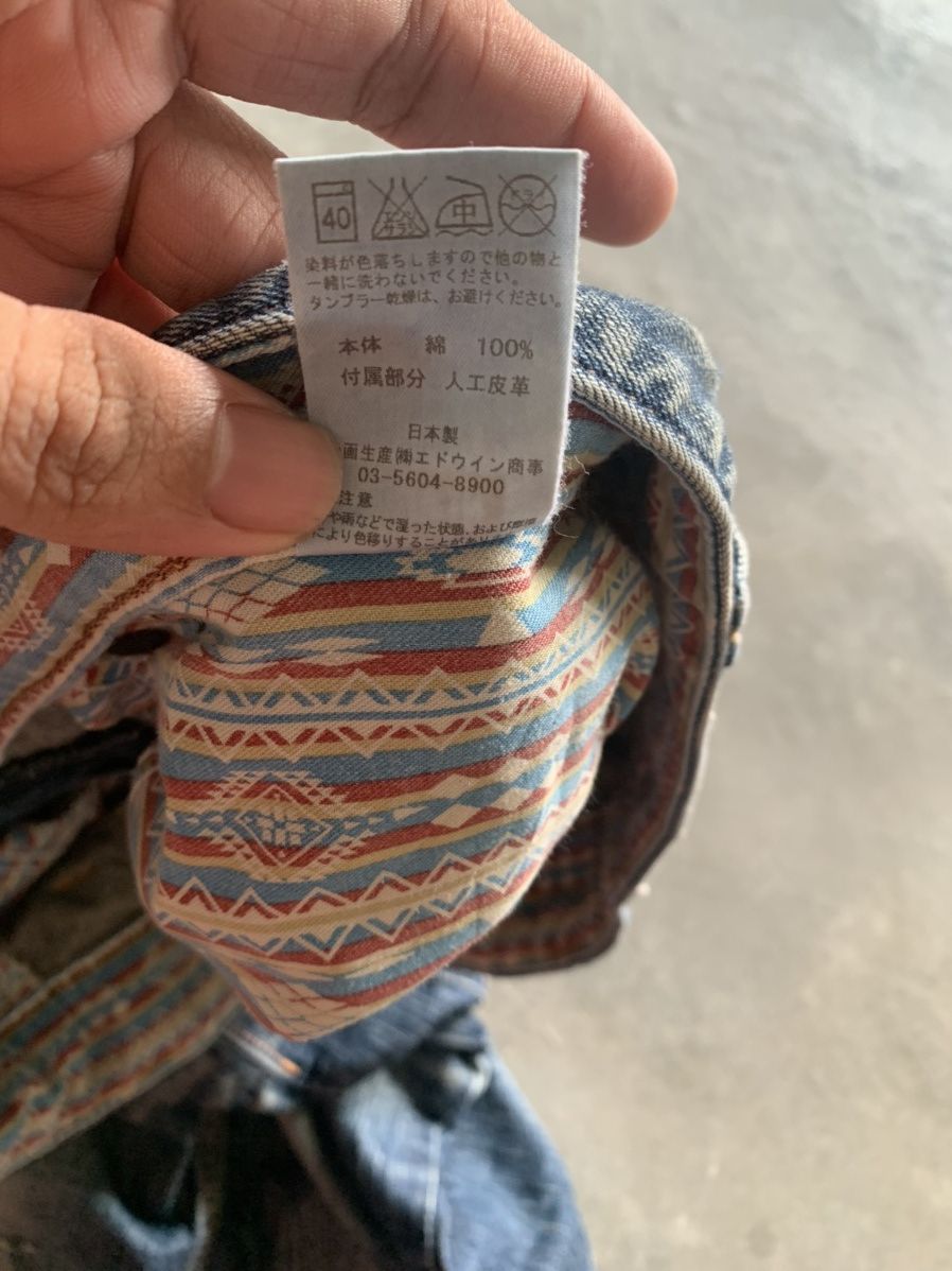 Edwin distressed flare vintage exclusive EDWIN jeans western style Size US 32 / EU 48 - 8 Thumbnail