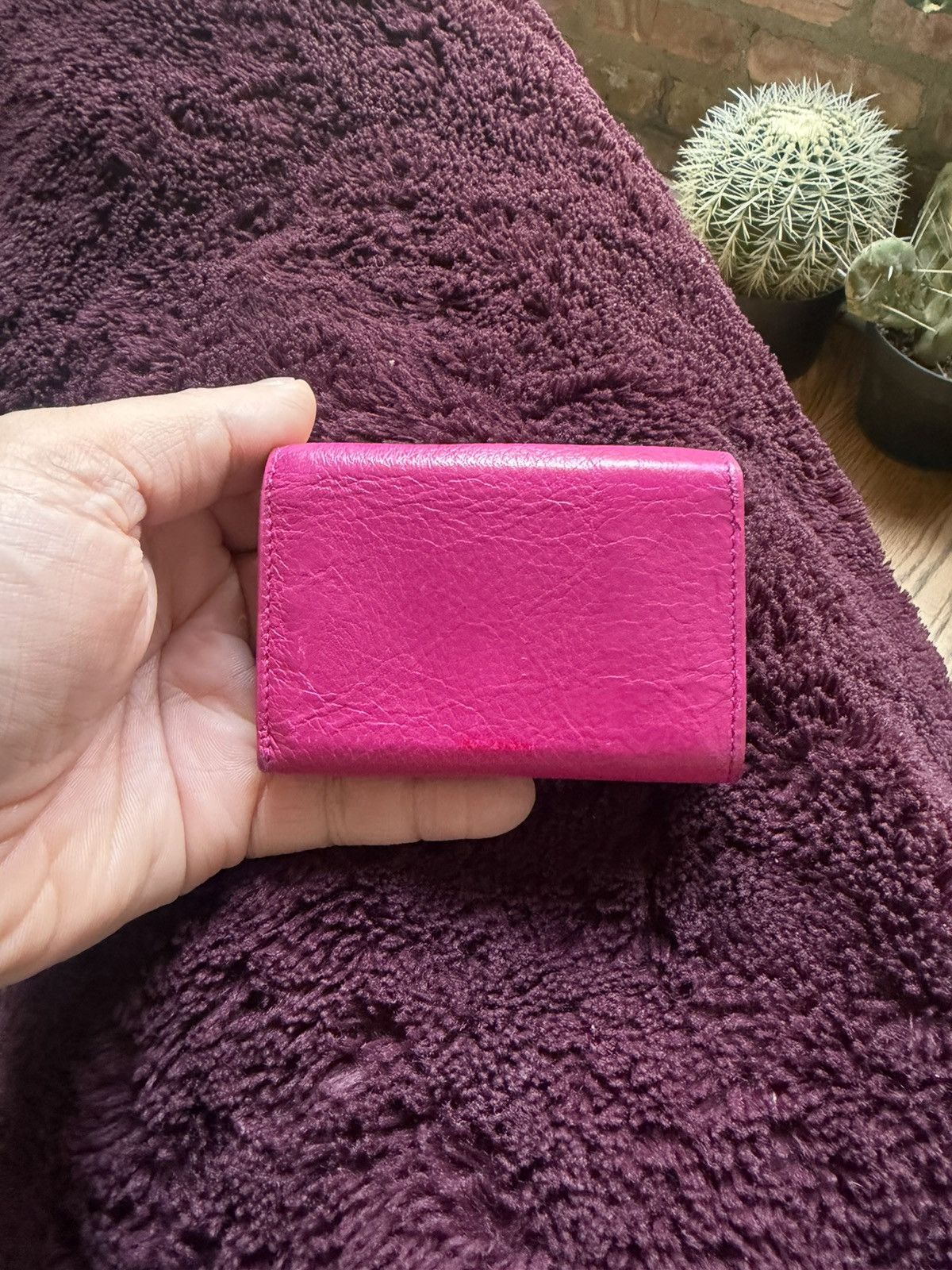 Balenciaga Balenciaga Tri Fold Wallet Size ONE SIZE - 3 Thumbnail