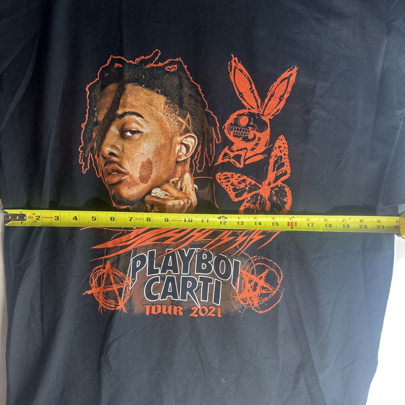 Fruit Of The Loom 2021 Playboi Carti Narcissist Tour T-Shirt Adult 2XL Size US XXL / EU 58 / 5 - 6 Thumbnail